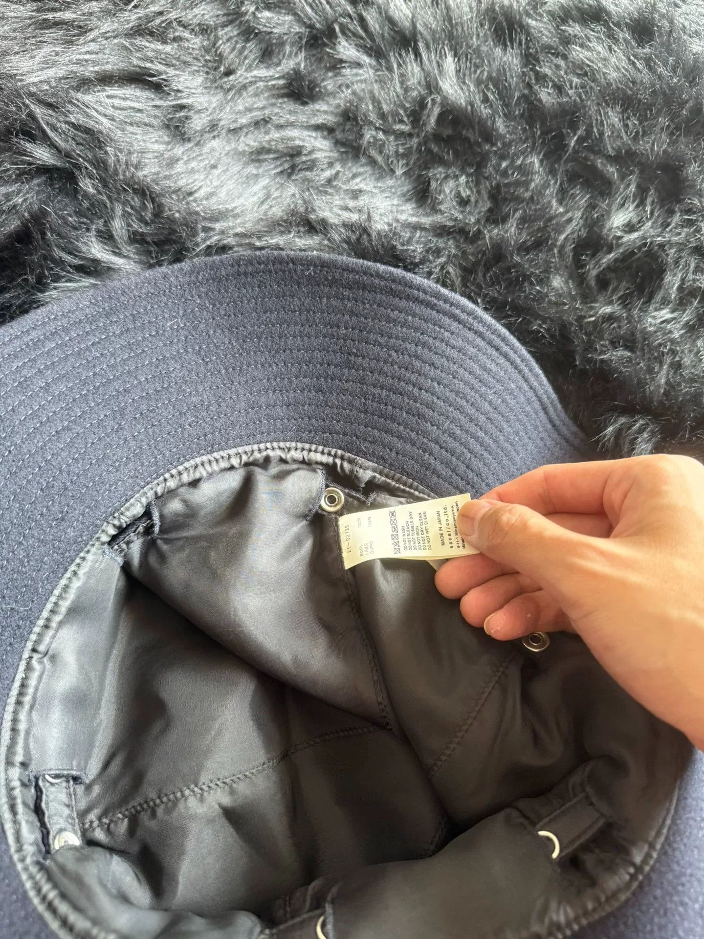 Sacai Sacai Wizard Hat in Black Color Size ONE SIZE - 6 Thumbnail