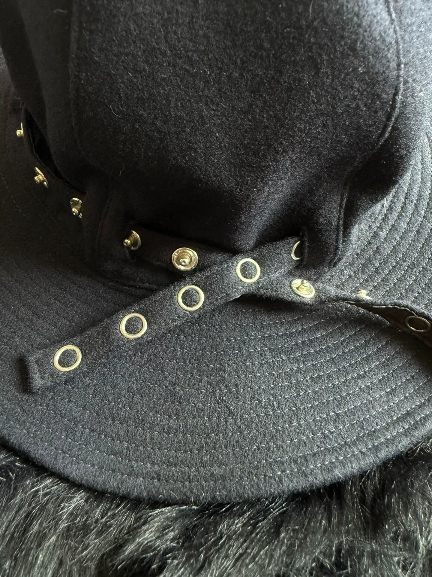 Sacai Sacai Wizard Hat in Black Color Size ONE SIZE - 3 Thumbnail