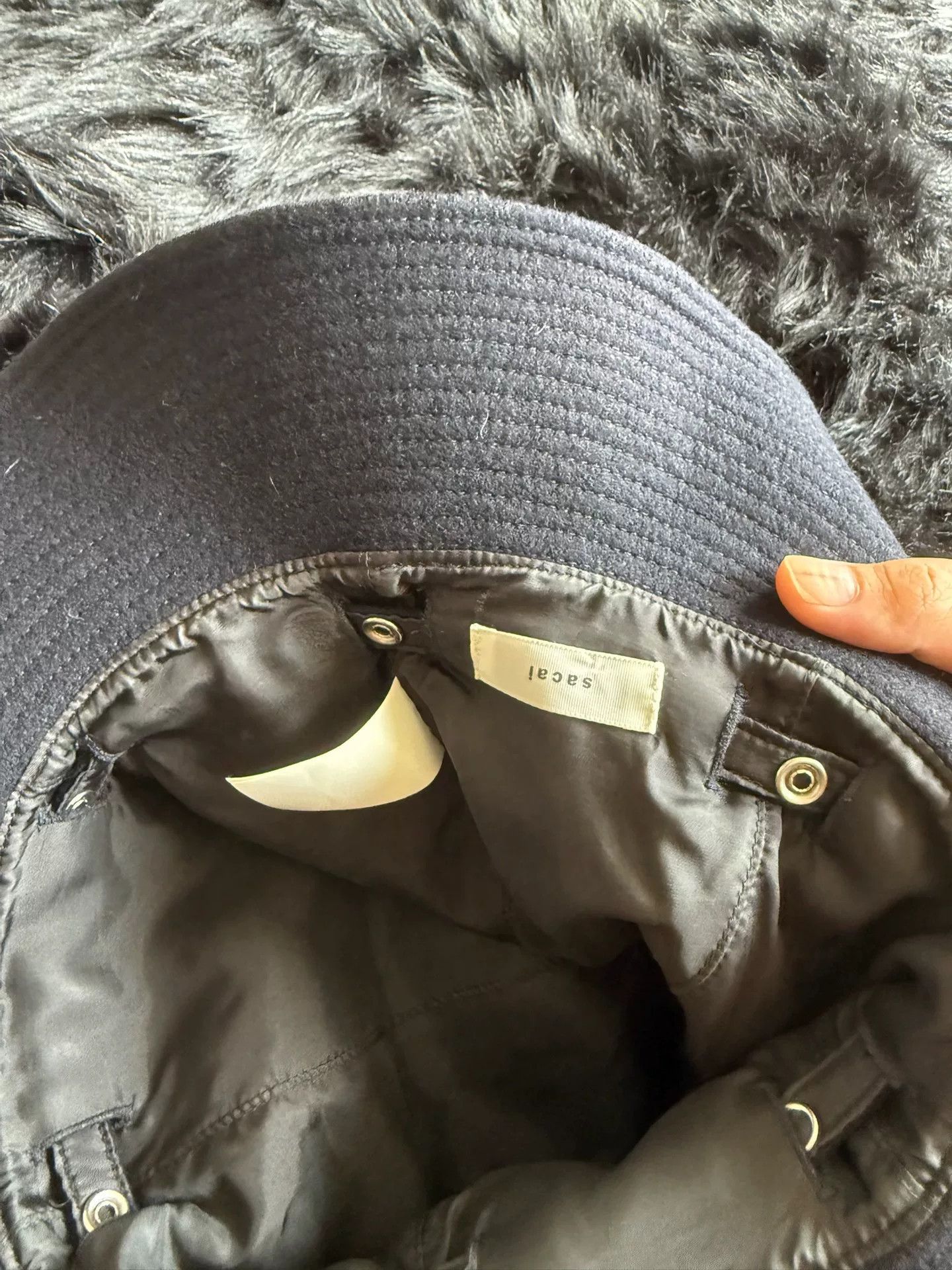 Sacai Sacai Wizard Hat in Black Color Size ONE SIZE - 5 Thumbnail