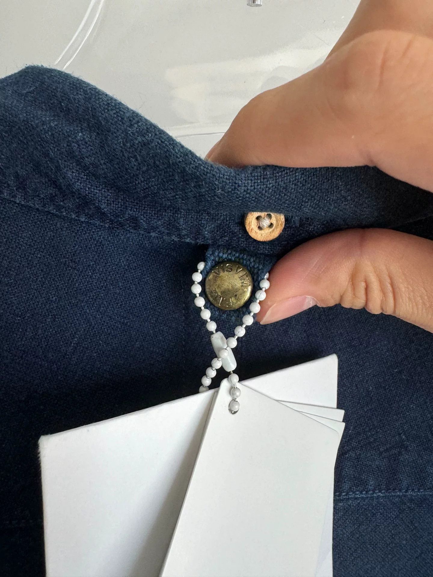 Visvim Visvim Limited Edition Indigo Stitch Shirt Size US L / EU 52-54 / 3 - 7 Thumbnail