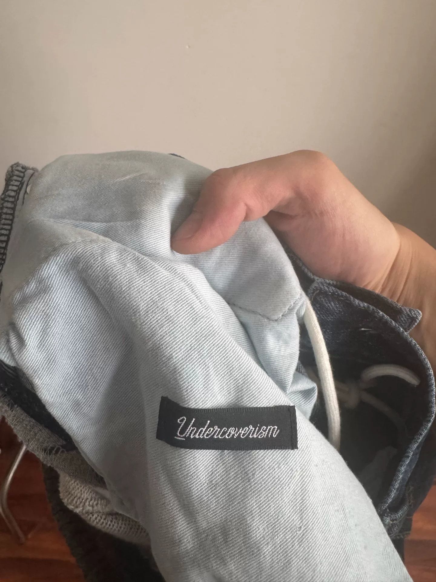 Undercover Undercover Dark Blue Patchwork Jeans Size US 28 / EU 44 - 4 Thumbnail