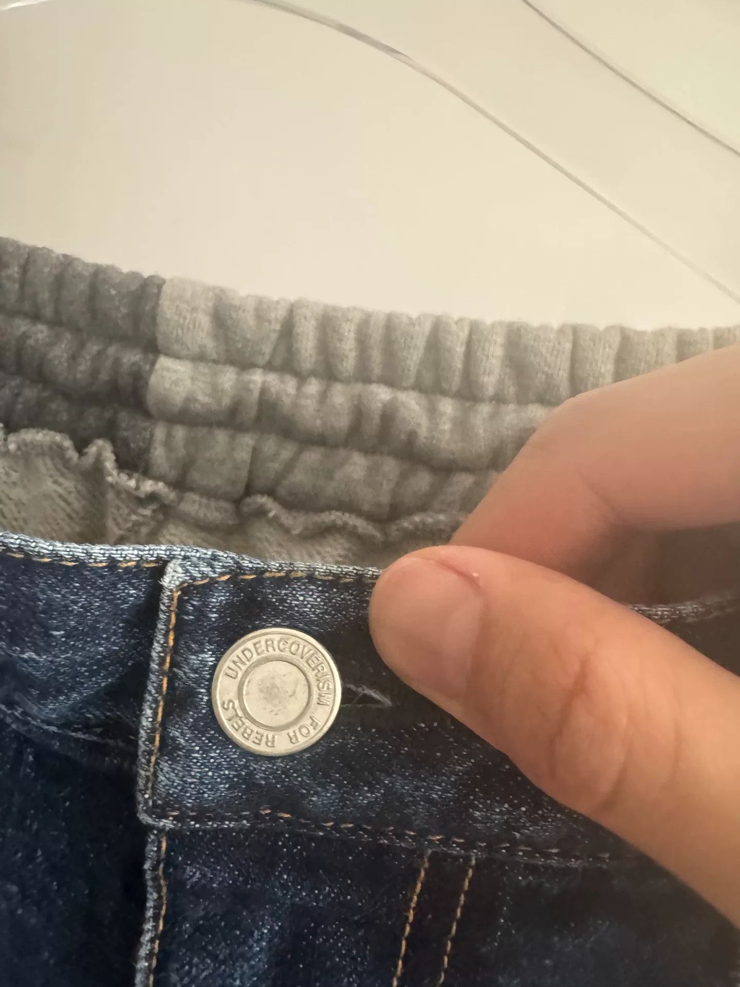 Undercover Undercover Dark Blue Patchwork Jeans Size US 28 / EU 44 - 3 Thumbnail