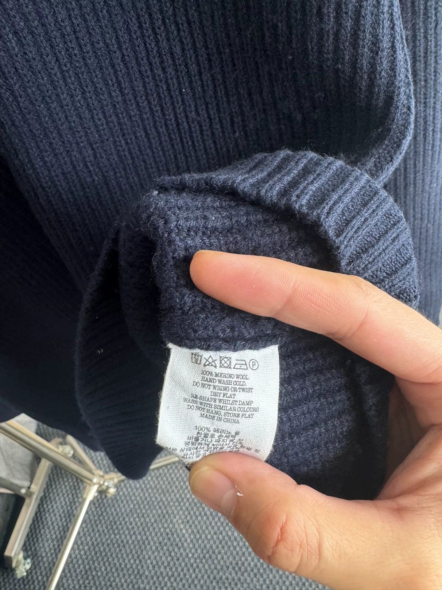 YMC YMC Navy Merino Wool Sweater Size US M / EU 48-50 / 2 - 4 Thumbnail