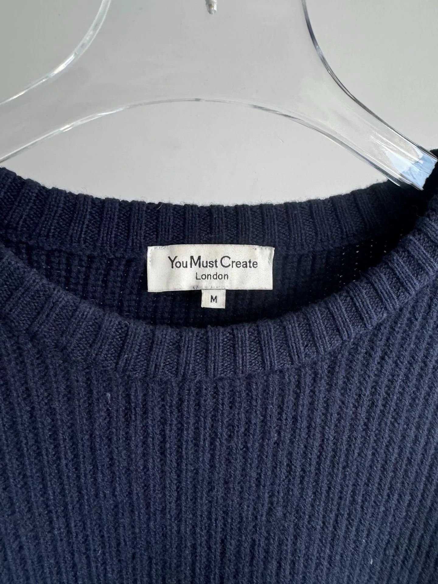 YMC YMC Navy Merino Wool Sweater Size US M / EU 48-50 / 2 - 3 Thumbnail