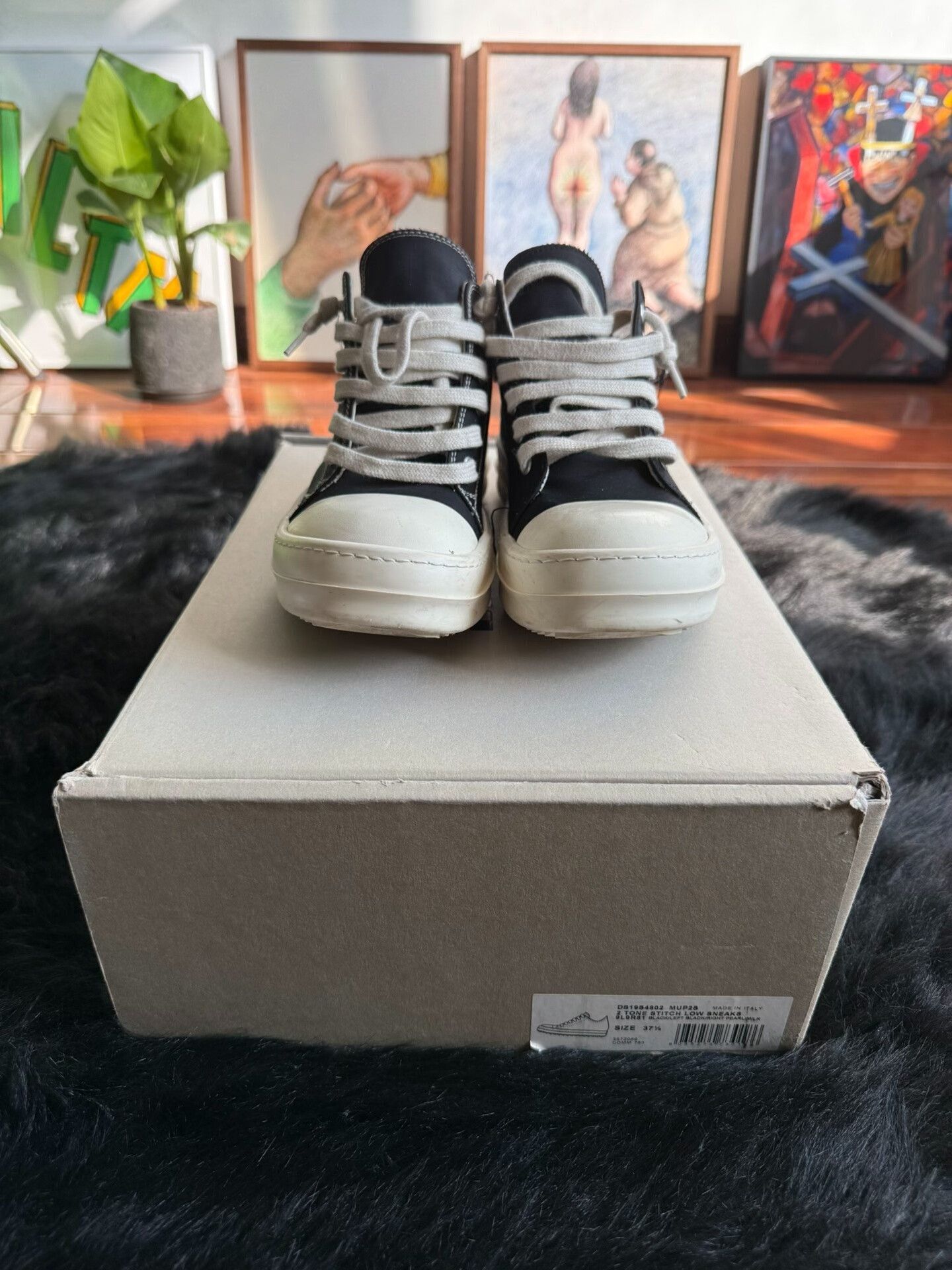 Rick Owens Rick Owens Chuck Taylor Sneakers Size 37.5 Size US 6.5 / EU 39-40 - 3 Thumbnail