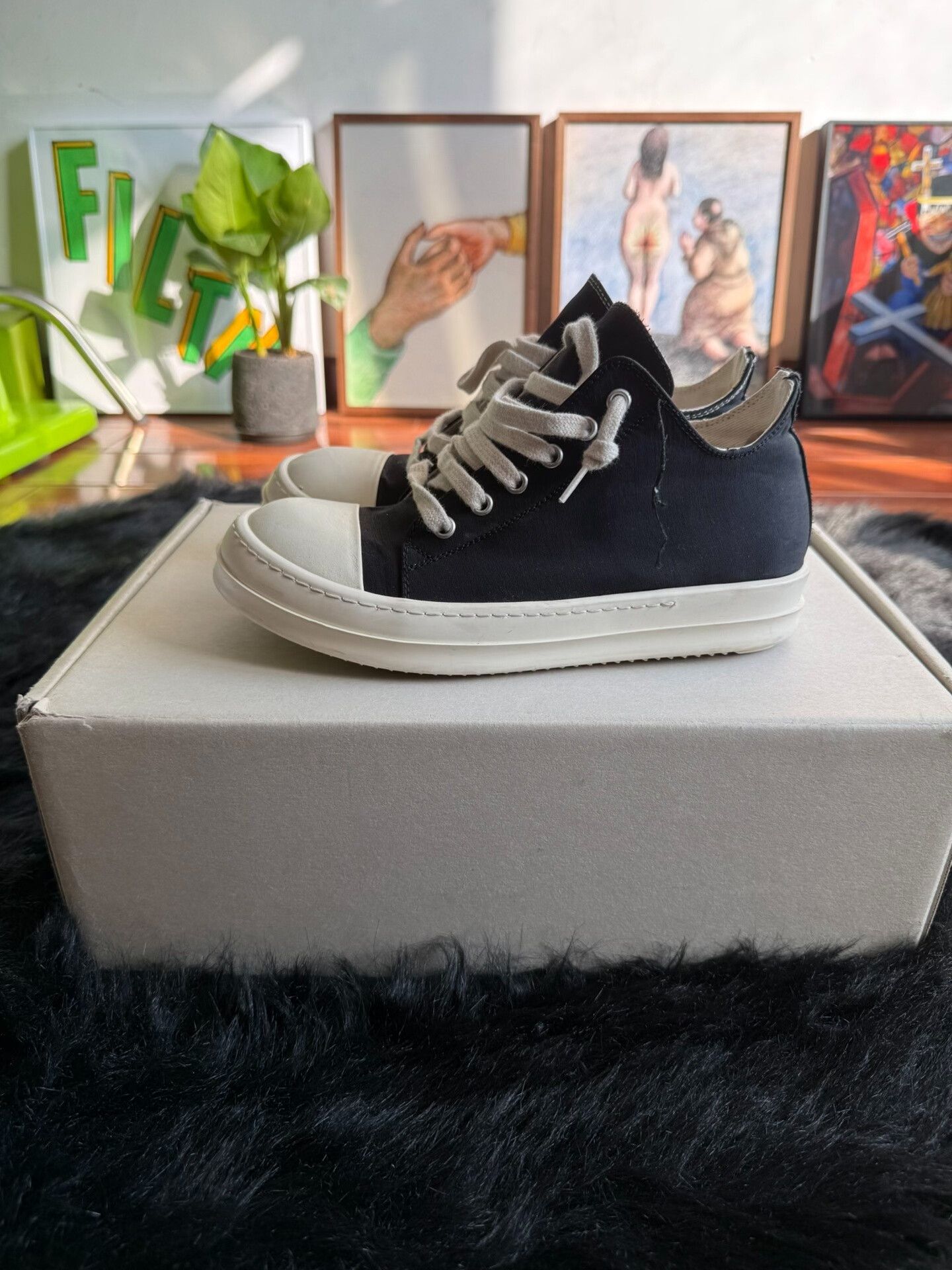 Rick Owens Rick Owens Chuck Taylor Sneakers Size 37.5 Size US 6.5 / EU 39-40 - 2 Thumbnail