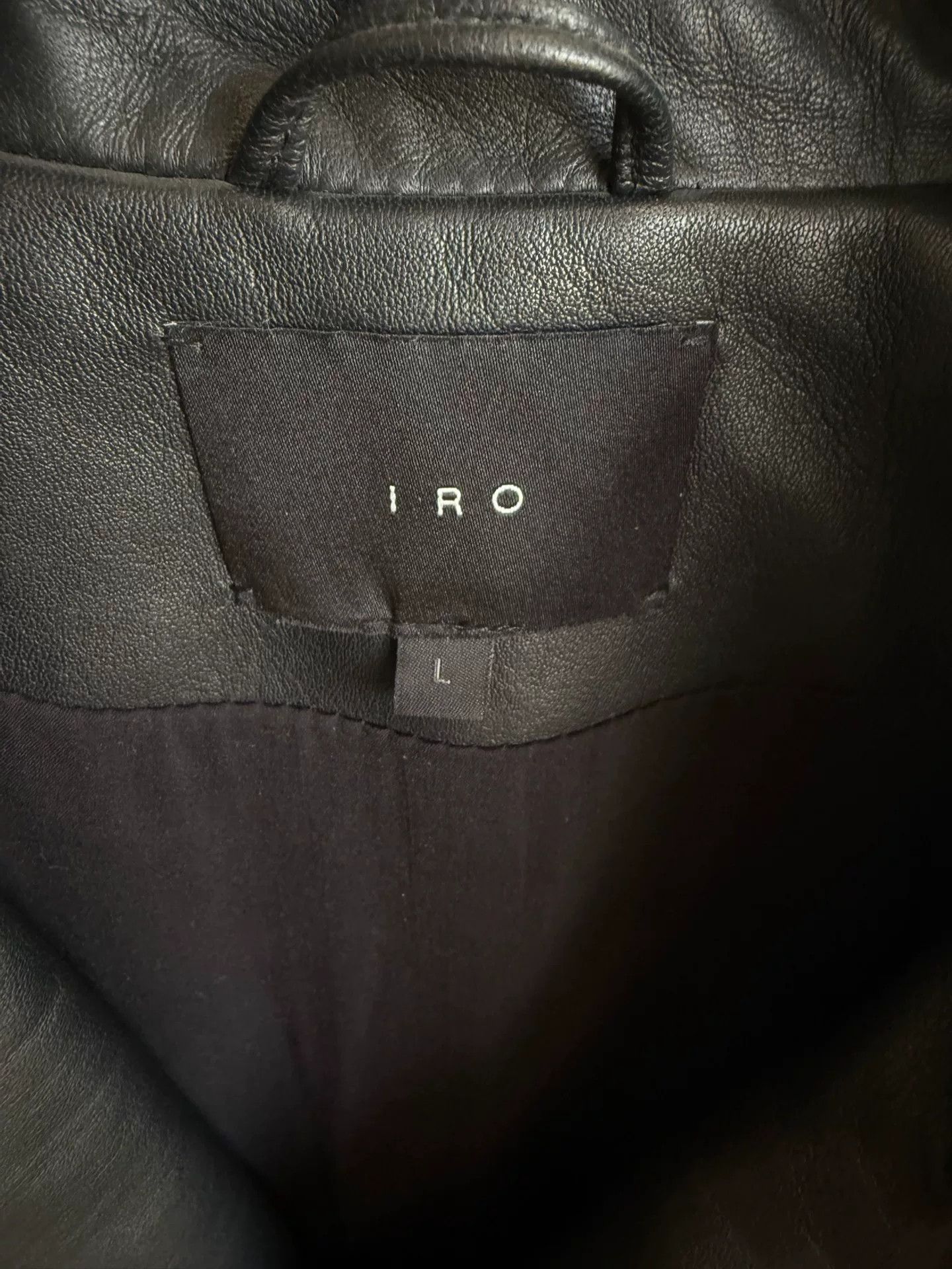 Iro IRO Lambskin Leather Motorcycle Jacket Size US L / EU 52-54 / 3 - 5 Thumbnail