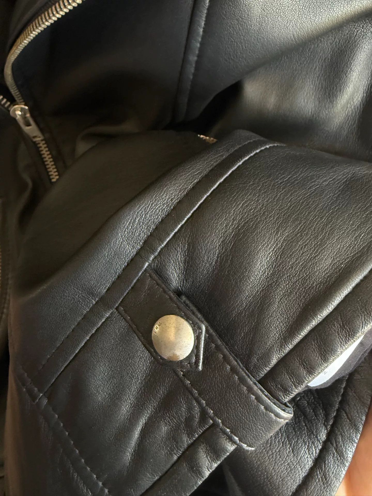 Iro IRO Lambskin Leather Motorcycle Jacket Size US L / EU 52-54 / 3 - 7 Thumbnail