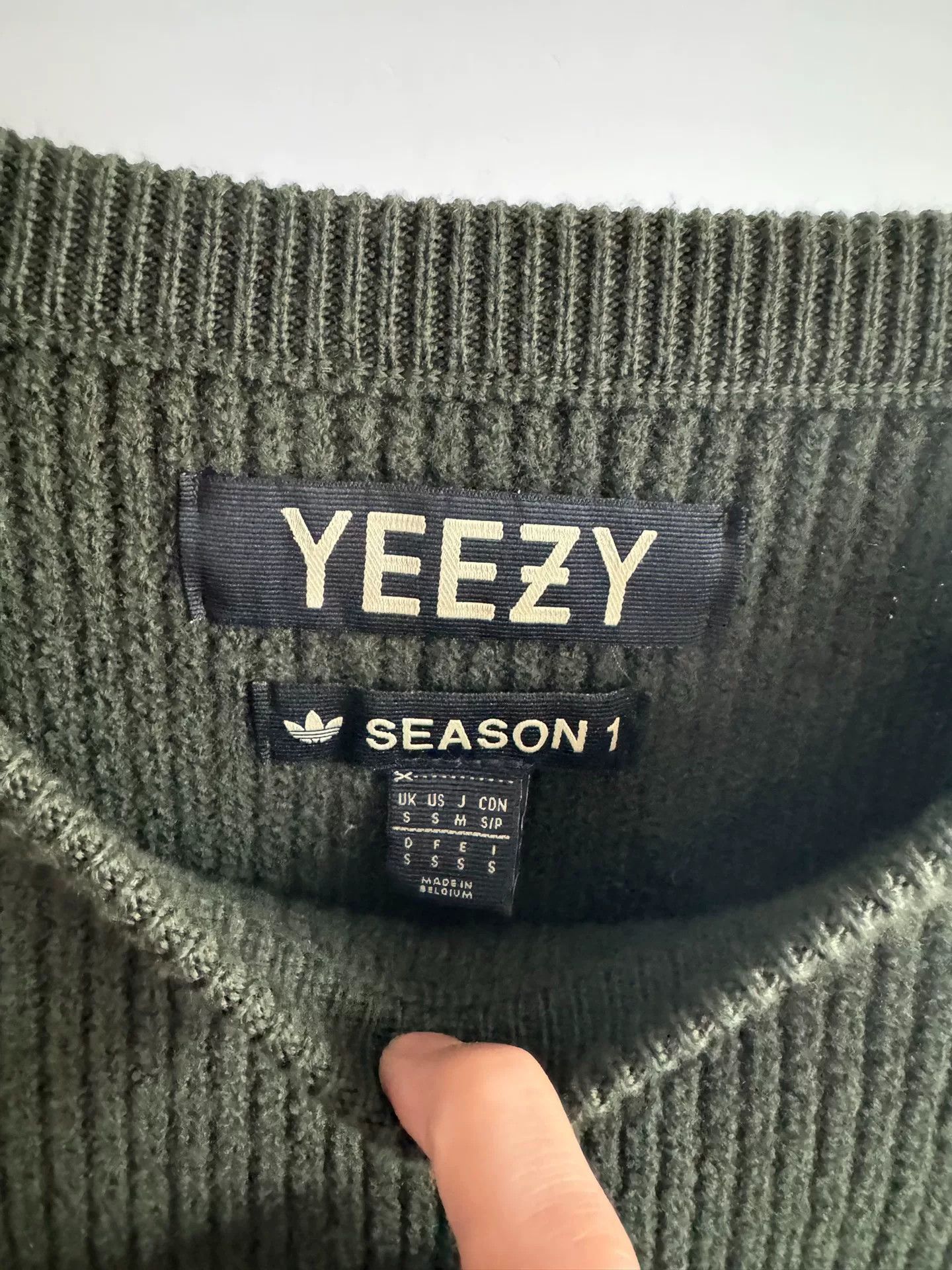 Yeezy Yeezy Season 1 Military Green Sweater Size US S / EU 44-46 / 1 - 3 Thumbnail