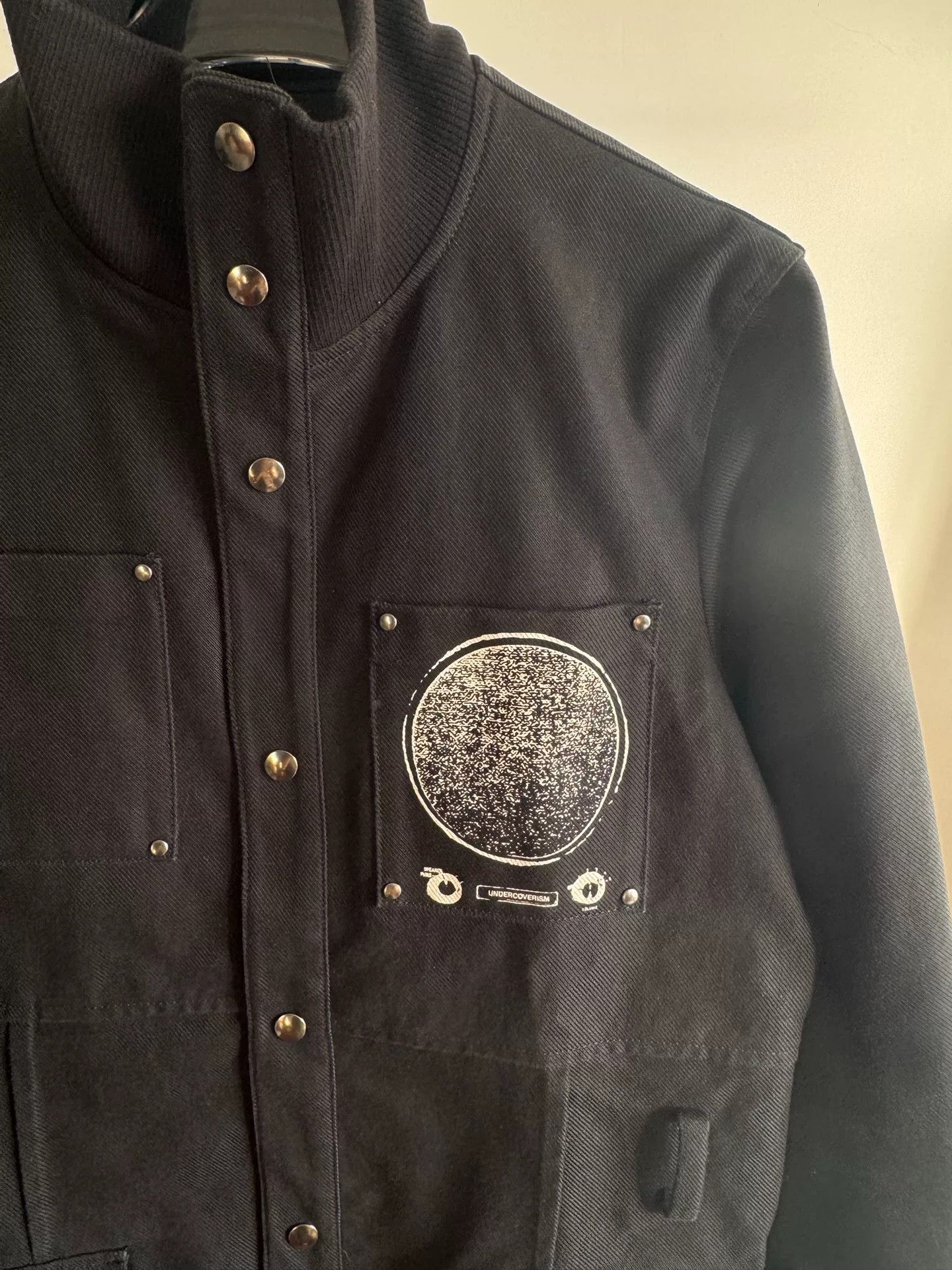 Undercover Undercover Black High-neck Jacket Size L / US 10 / IT 46 - 3 Thumbnail