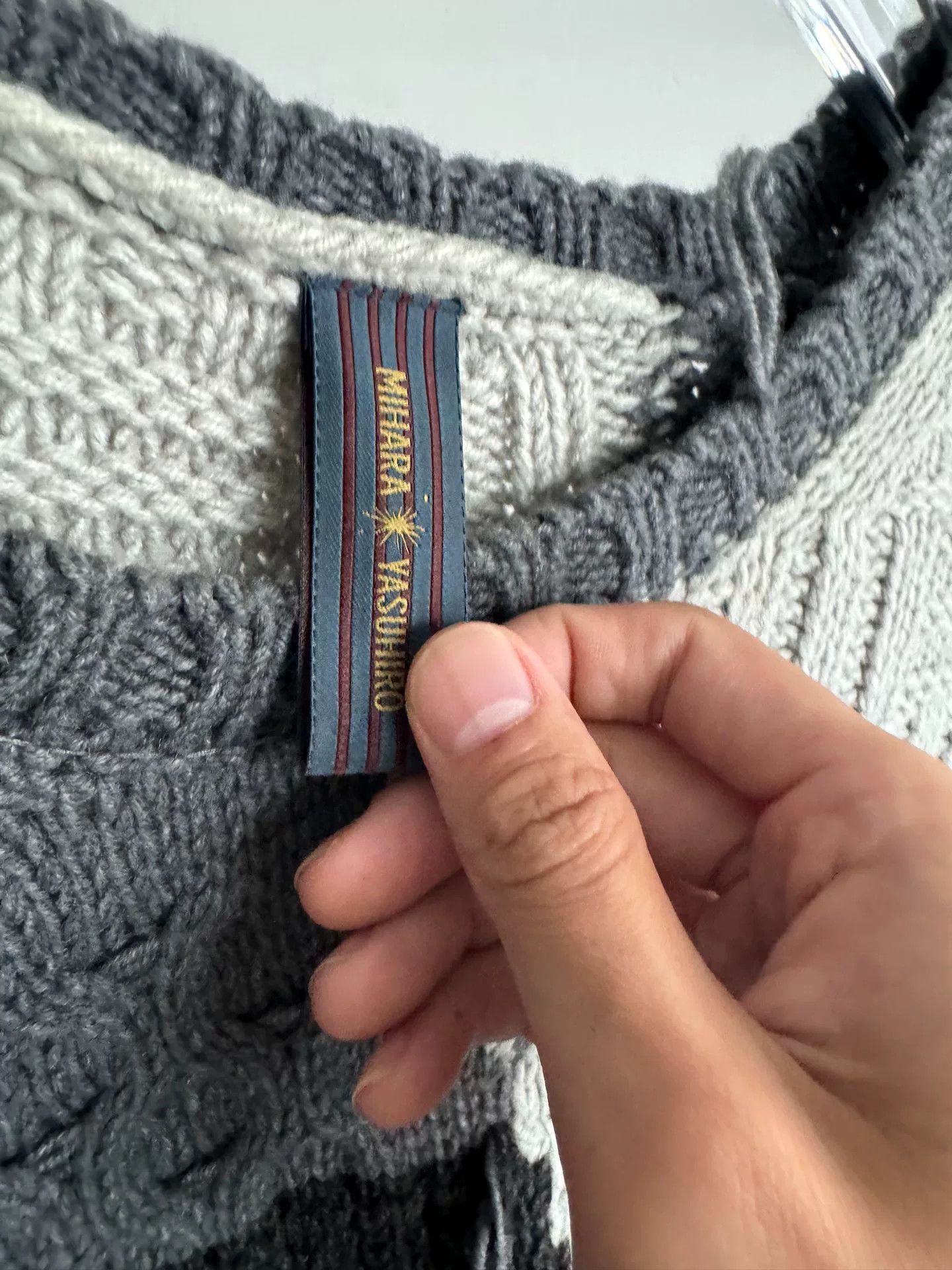 Maison MIHARA YASUHIRO Mihara Yasuhiro Patchwork Sweater Size 44 Size US S / EU 44-46 / 1 - 4 Thumbnail