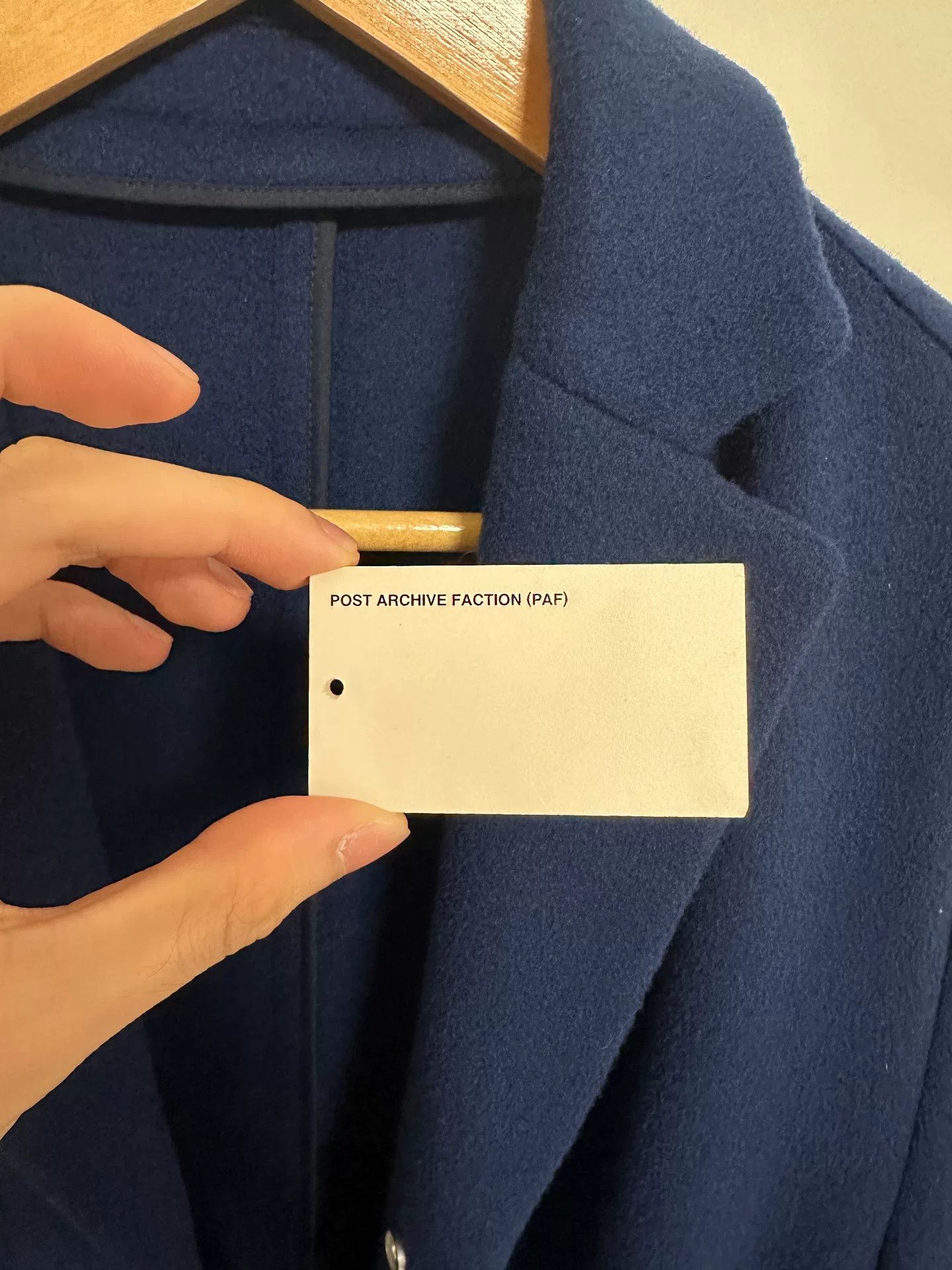 POST ARCHIVE FACTION (PAF) Post Archive Faction 5.0 Wool Coat Size S / US 4 / IT 40 - 4 Thumbnail