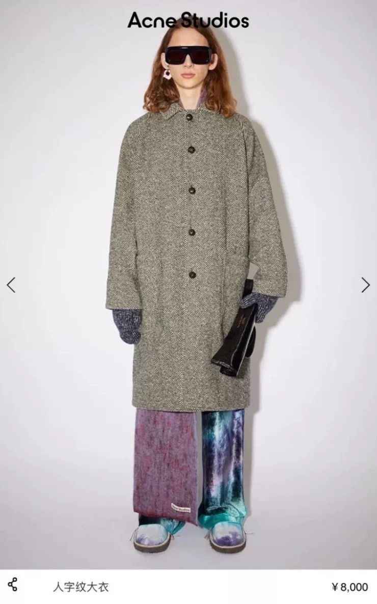 Acne Studios Acne Studios Wool Overcoat Size 44 Size US S / EU 44-46 / 1 - 7 Thumbnail