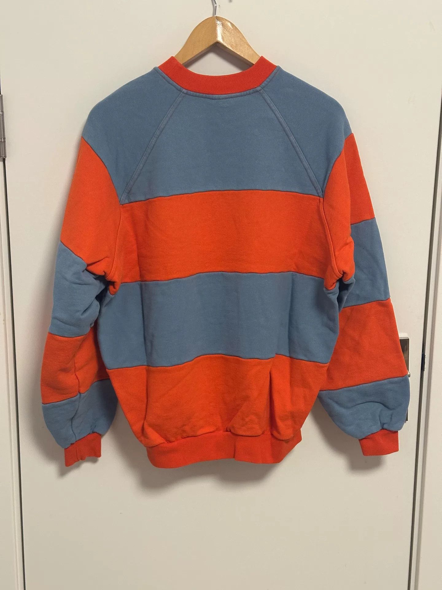 Sunnei SUNNEI Blue Orange Striped Sweatshirt Size US S / EU 44-46 / 1 - 4 Thumbnail