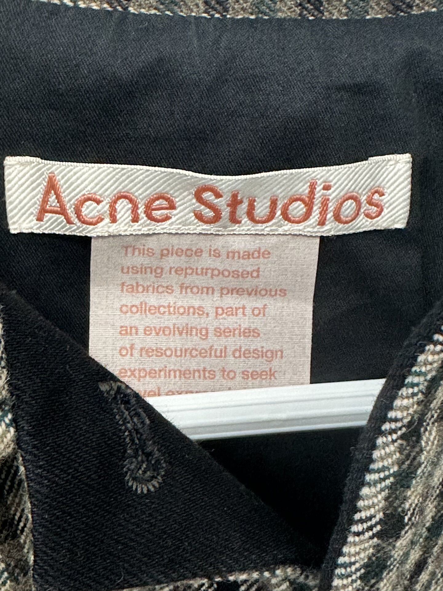 Acne Studios Acne Studios Wool Plaid Coat Size US XS / EU 42 / 0 - 4 Thumbnail
