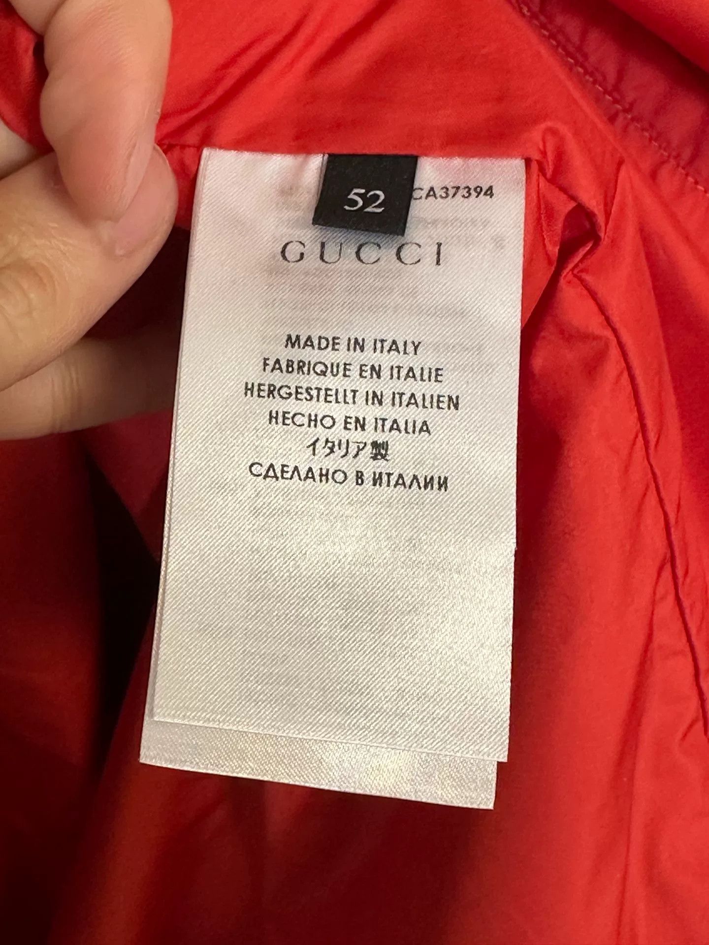 Gucci Gucci Men's Jacket Size 50 Size US M / EU 48-50 / 2 - 5 Thumbnail