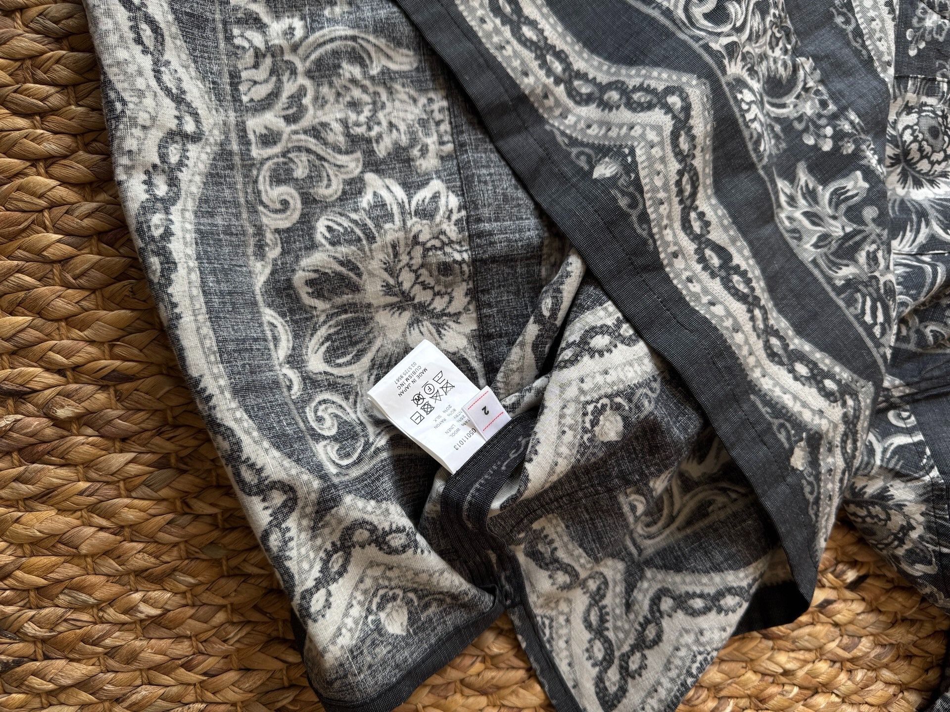 Visvim VISVIM Wildflower Tunic Shirt Black Size M / US 6-8 / IT 42-44 - 3 Thumbnail