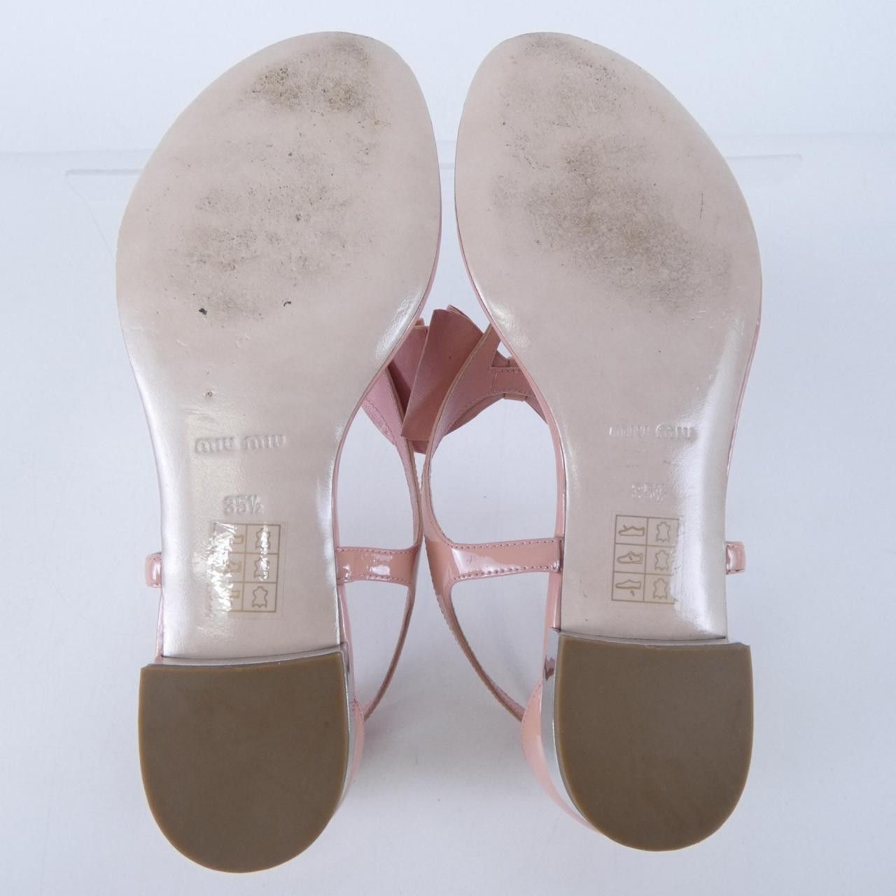 Miu Miu Miu Miu Miu Miu Sandals Leather Shoes DUTY FREE for USA Size ONE SIZE - 4 Thumbnail