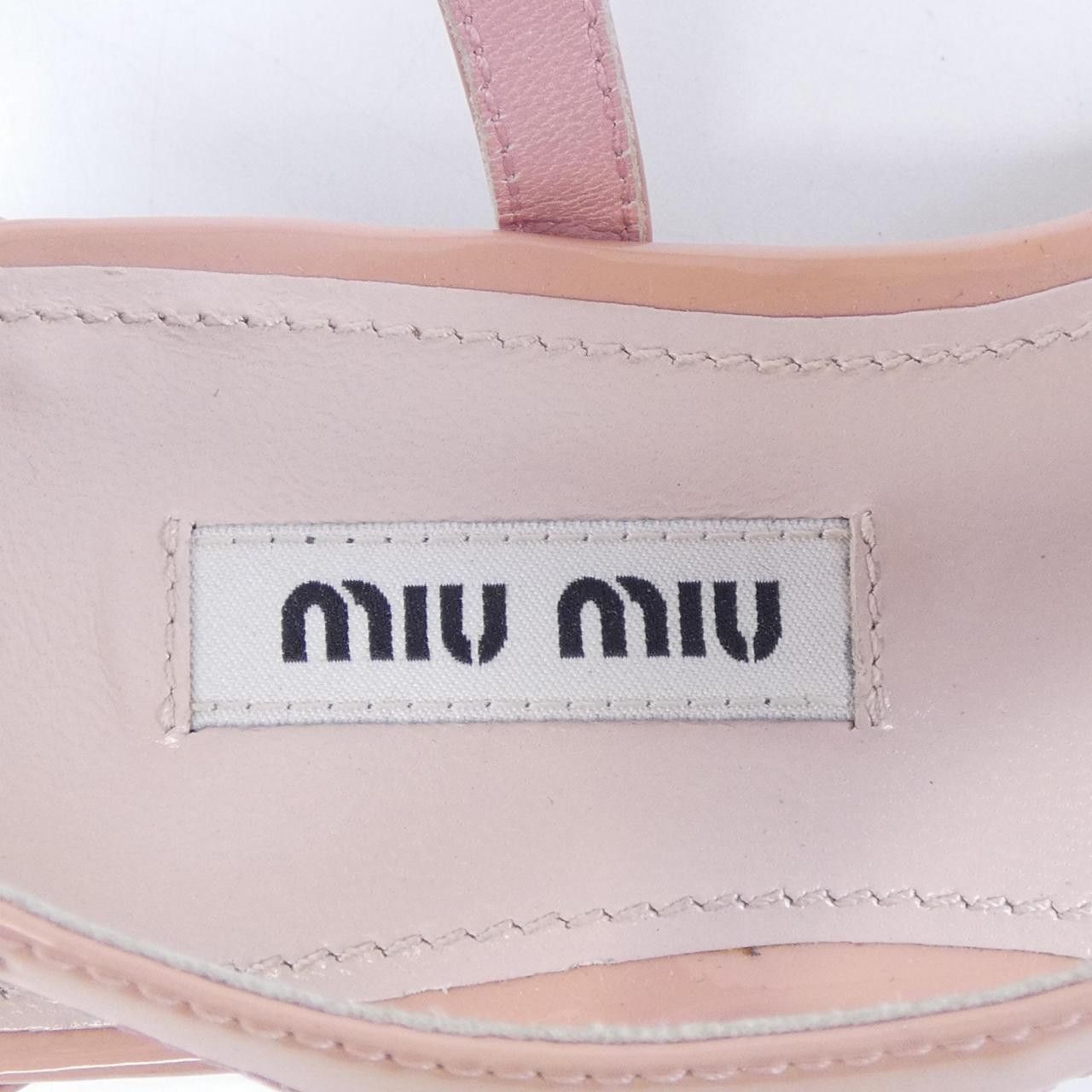 Miu Miu Miu Miu Miu Miu Sandals Leather Shoes DUTY FREE for USA Size ONE SIZE - 6 Thumbnail