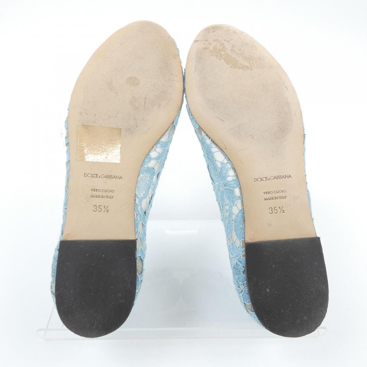 Dolce & Gabbana Dolce & Gabbana Dolce&Gabbana Flat Shoes Leather Shoes DUTY FREE for USA Size ONE SIZE - 4 Thumbnail