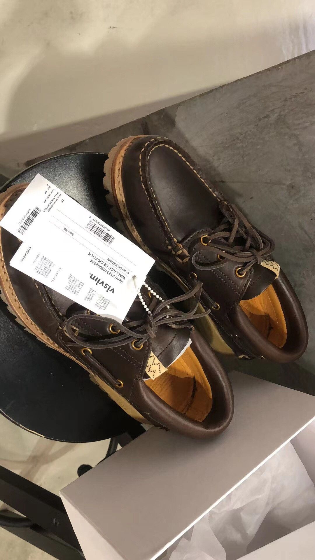 VISVIM Wallace Deck-Folk Sailing Shoes