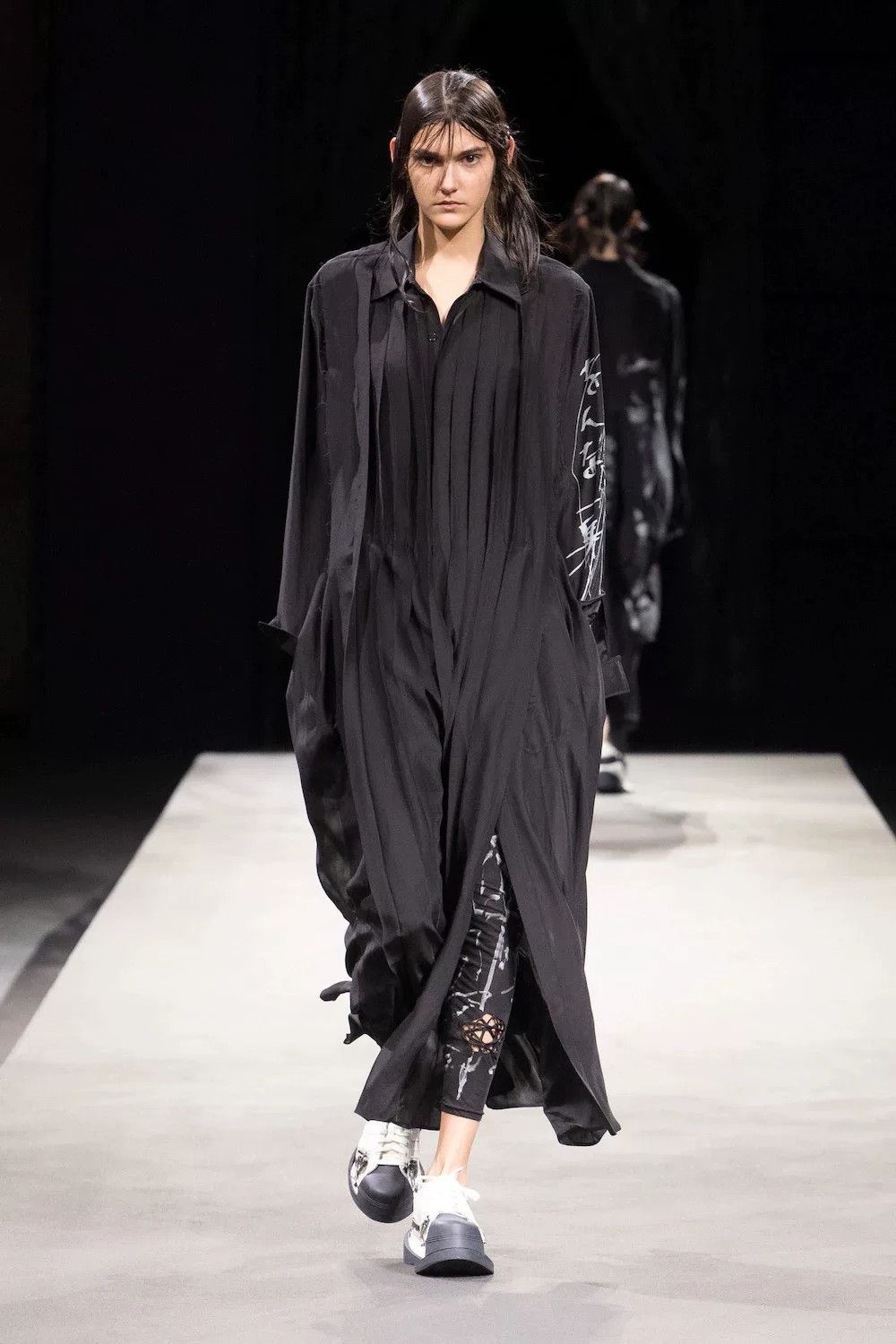 Yohji Yamamoto Yohji Yamamoto Layered Pleated Long Shirt Size S / US 4 / IT 40 - 9 Thumbnail