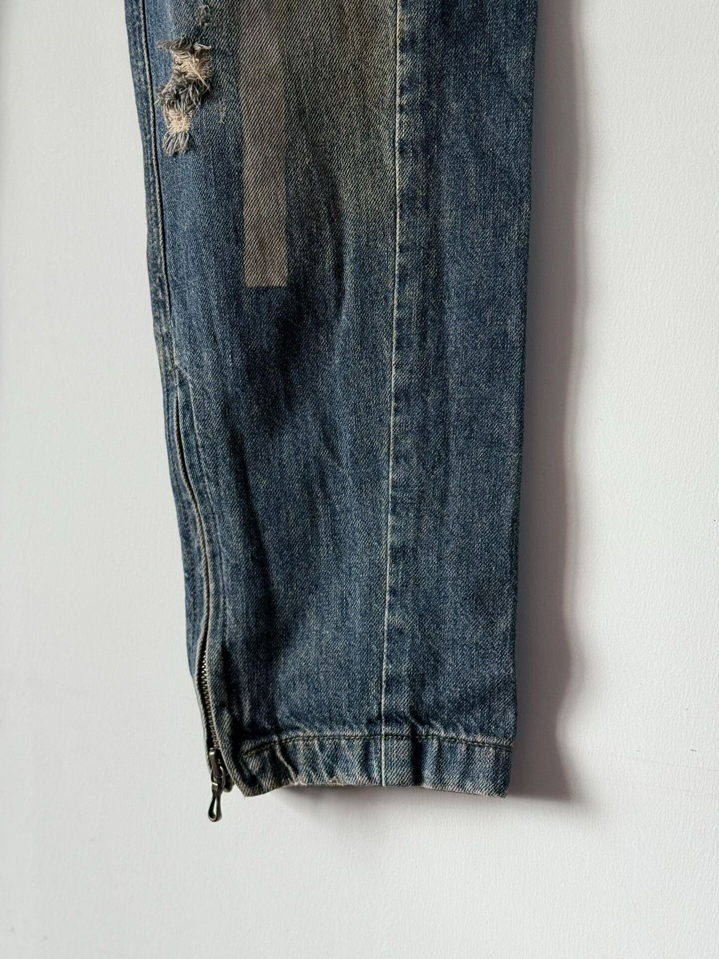Julius Distressed Julius7 Denim Pants Size US 32 / EU 48 - 6 Thumbnail