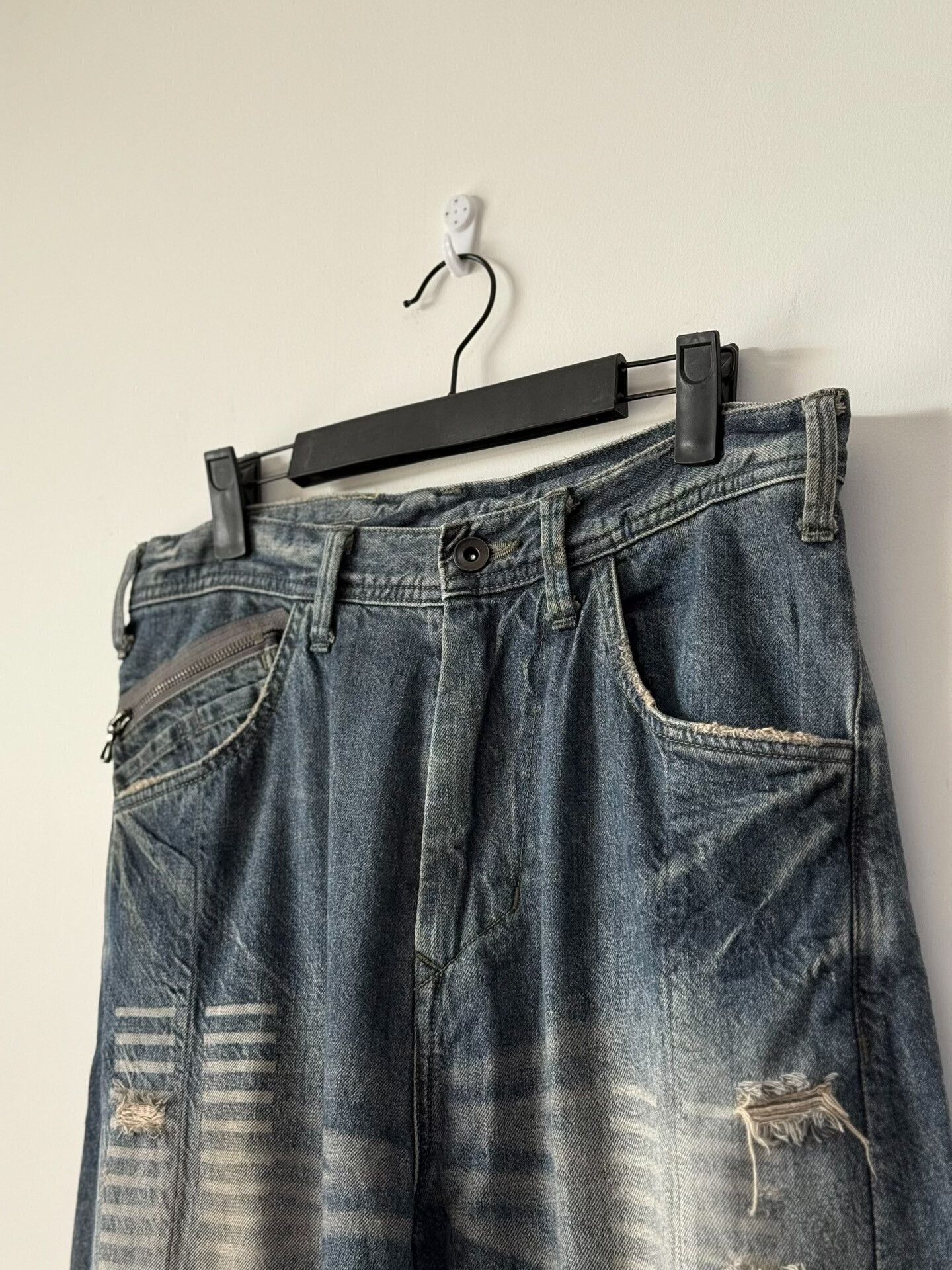 Julius Distressed Julius7 Denim Pants Size US 32 / EU 48 - 3 Thumbnail