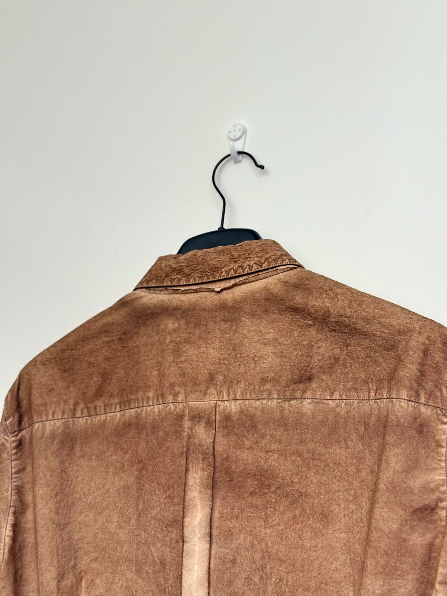 DUST Dark Aesthetic Deconstructed Brown Shirt Size US L / EU 52-54 / 3 - 4 Thumbnail