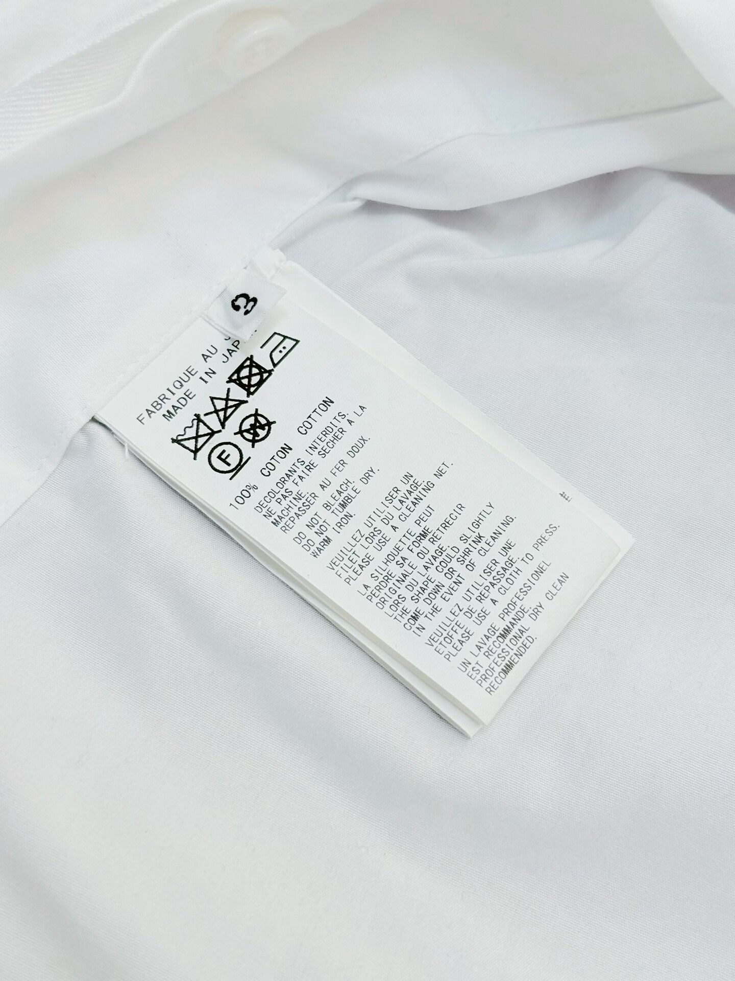 Yohji Yamamoto Yohji Yamamoto White Asymmetrical Shirt Size L / US 10 / IT 46 - 8 Thumbnail