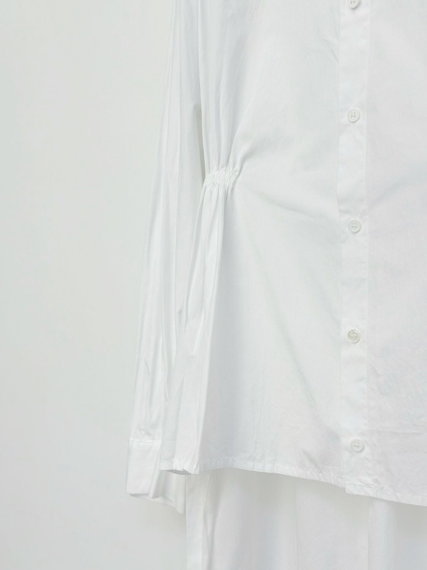 Yohji Yamamoto Yohji Yamamoto White Asymmetrical Shirt Size L / US 10 / IT 46 - 5 Thumbnail