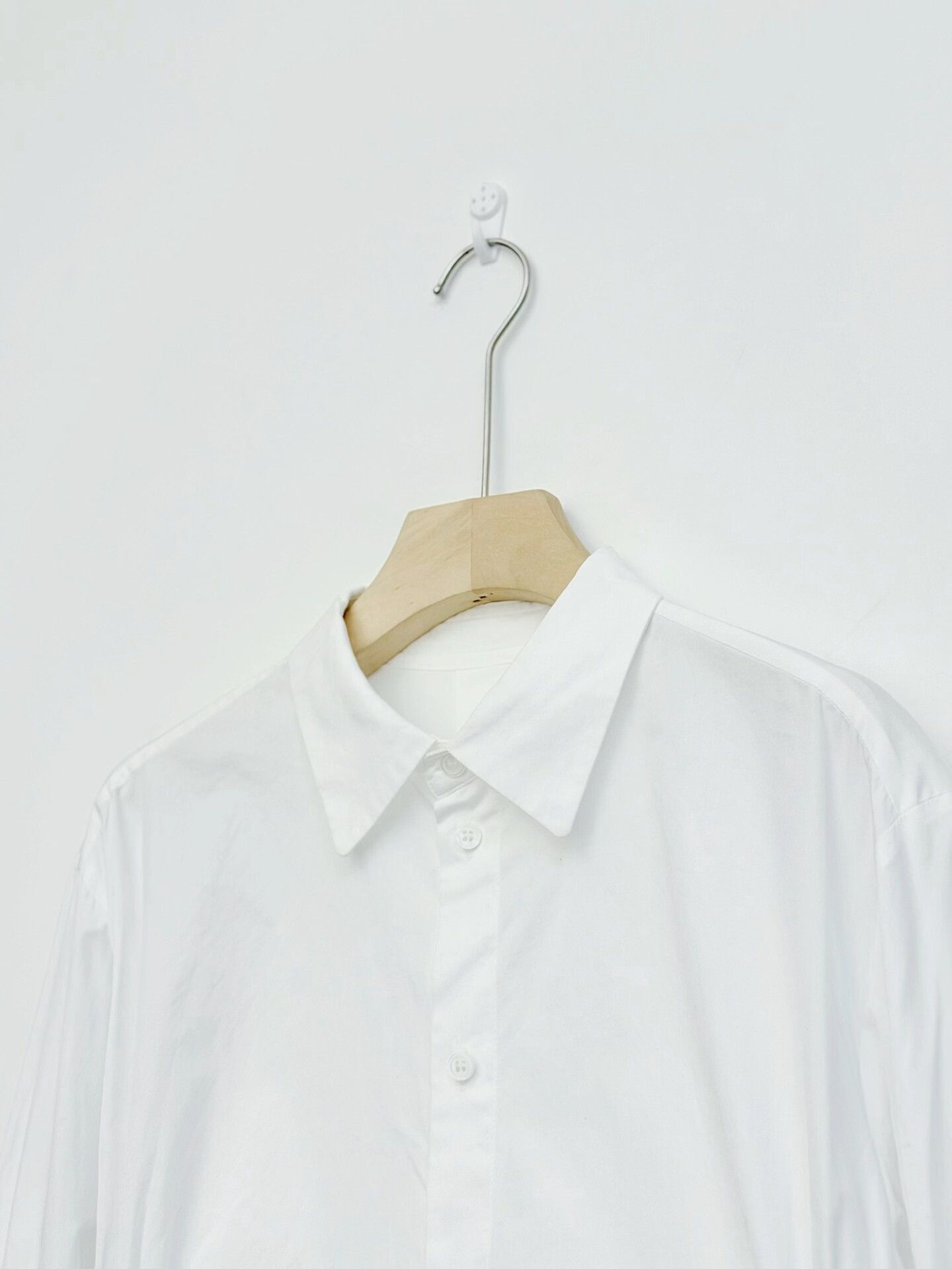 Yohji Yamamoto Yohji Yamamoto White Asymmetrical Shirt Size L / US 10 / IT 46 - 3 Thumbnail