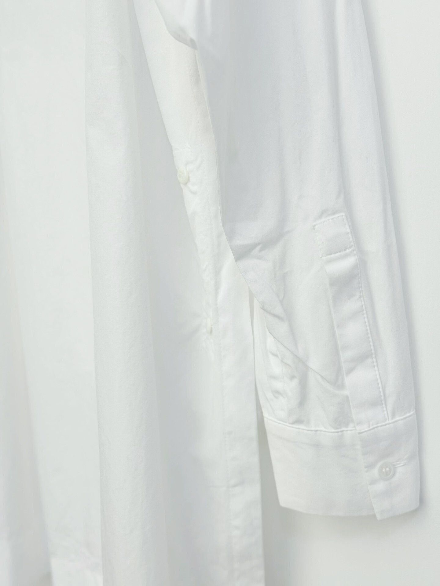 Yohji Yamamoto Yohji Yamamoto White Asymmetrical Shirt Size L / US 10 / IT 46 - 7 Thumbnail