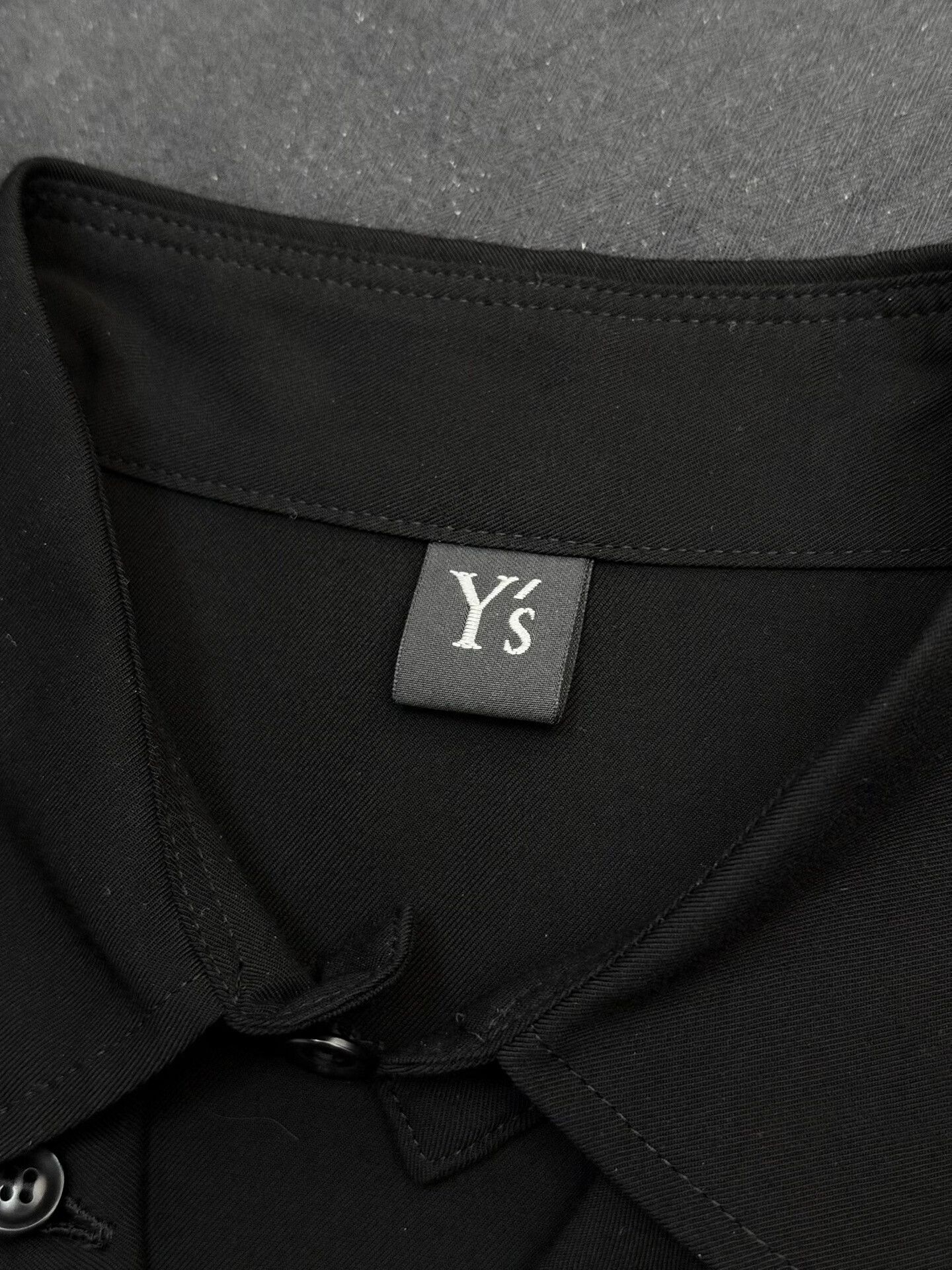 Yohji Yamamoto Yohji Yamamoto Black Long Sleeve Shirt Size L / US 10 / IT 46 - 8 Thumbnail