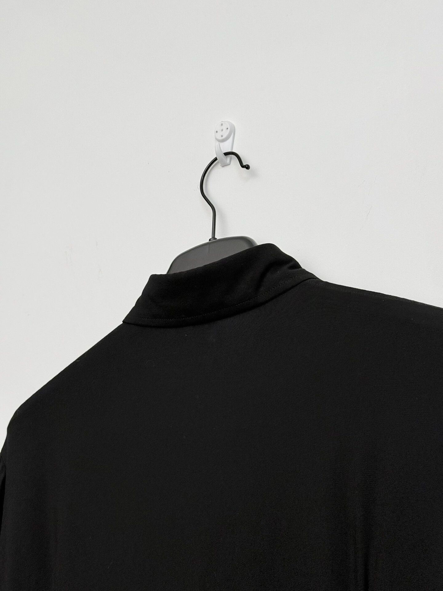 Yohji Yamamoto Yohji Yamamoto Black Long Sleeve Shirt Size L / US 10 / IT 46 - 5 Thumbnail