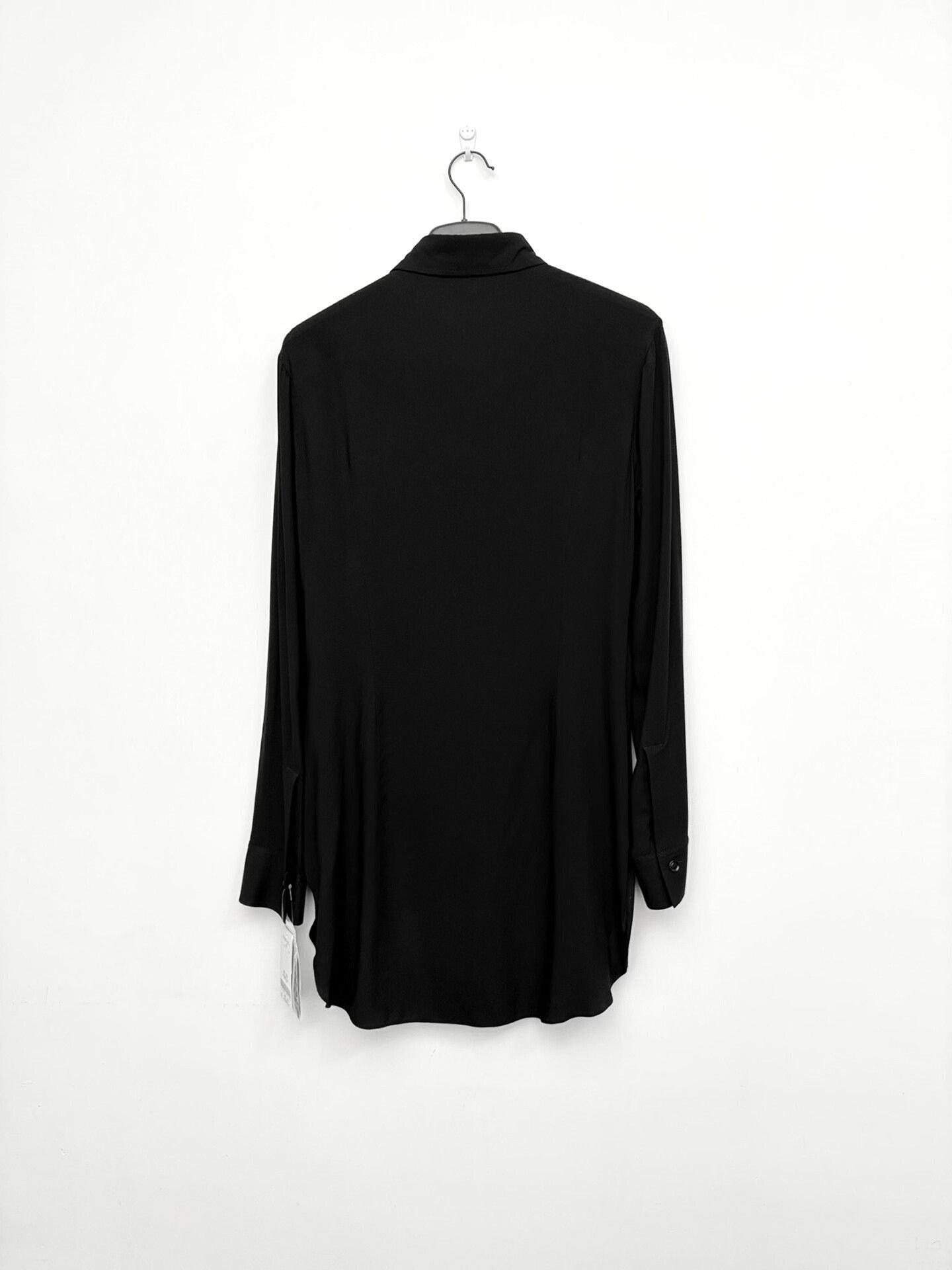 Yohji Yamamoto Yohji Yamamoto Black Long Sleeve Shirt Size L / US 10 / IT 46 - 3 Thumbnail