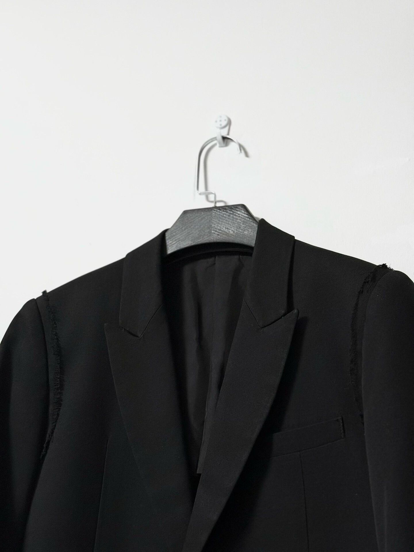 Undercover Undercover Distressed Black Suit Jacket Size US L / EU 52-54 / 3 - 3 Thumbnail
