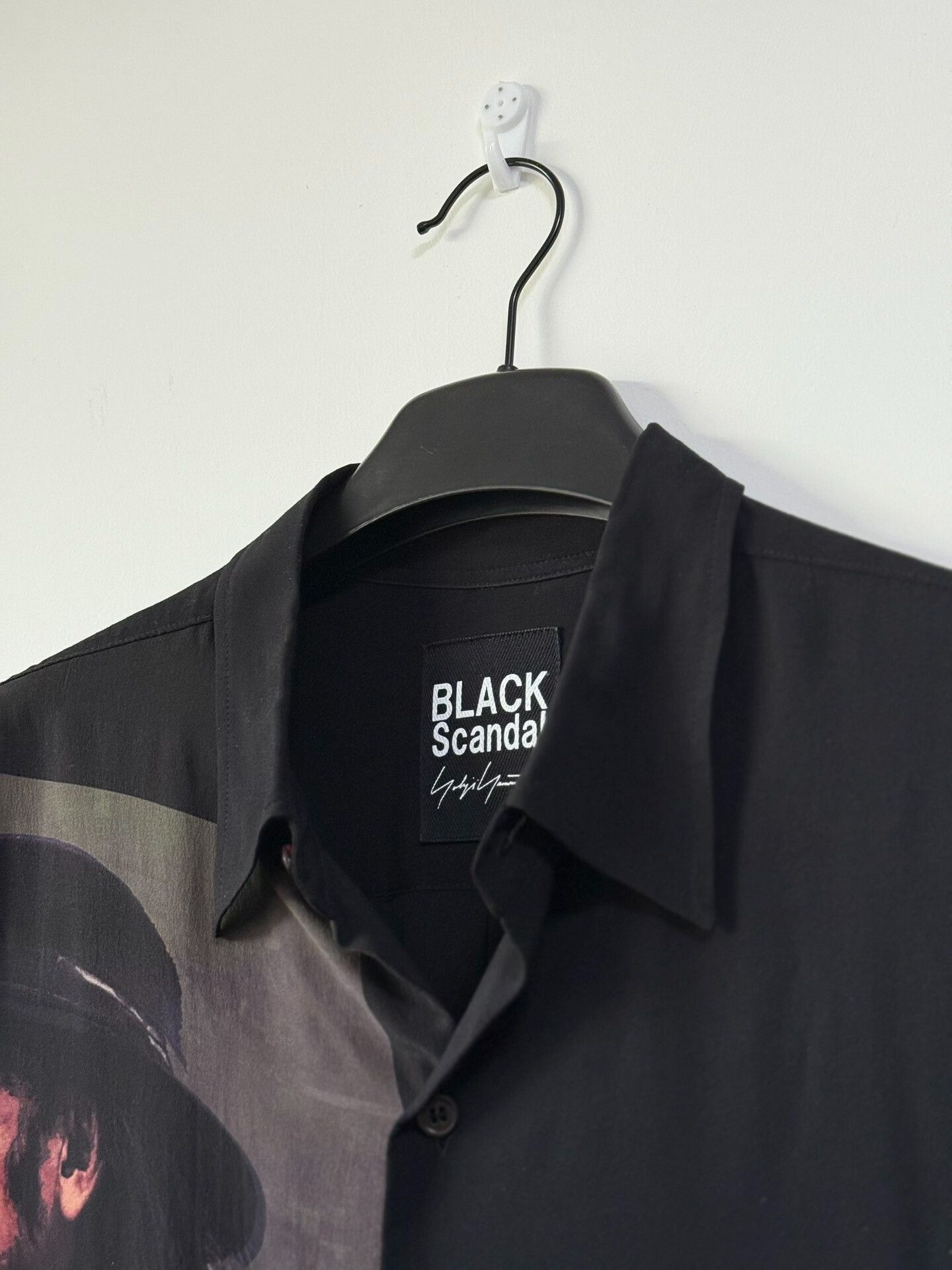 Yohji Yamamoto Yohji Yamamoto Black Scandal Silk Shirt Size L / US 10 / IT 46 - 4 Thumbnail