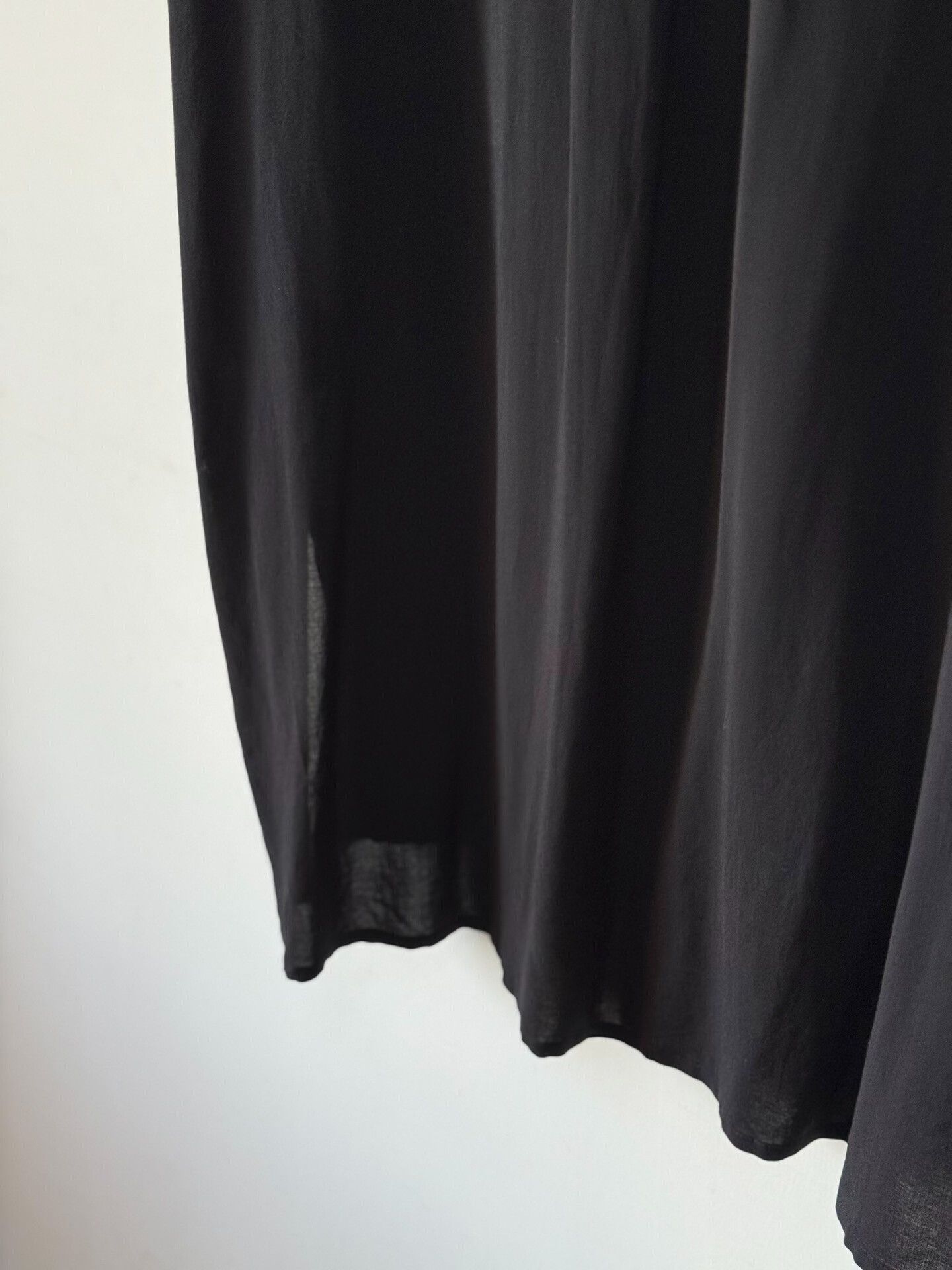 Yohji Yamamoto Yohji Yamamoto Black Scandal Silk Shirt Size L / US 10 / IT 46 - 6 Thumbnail