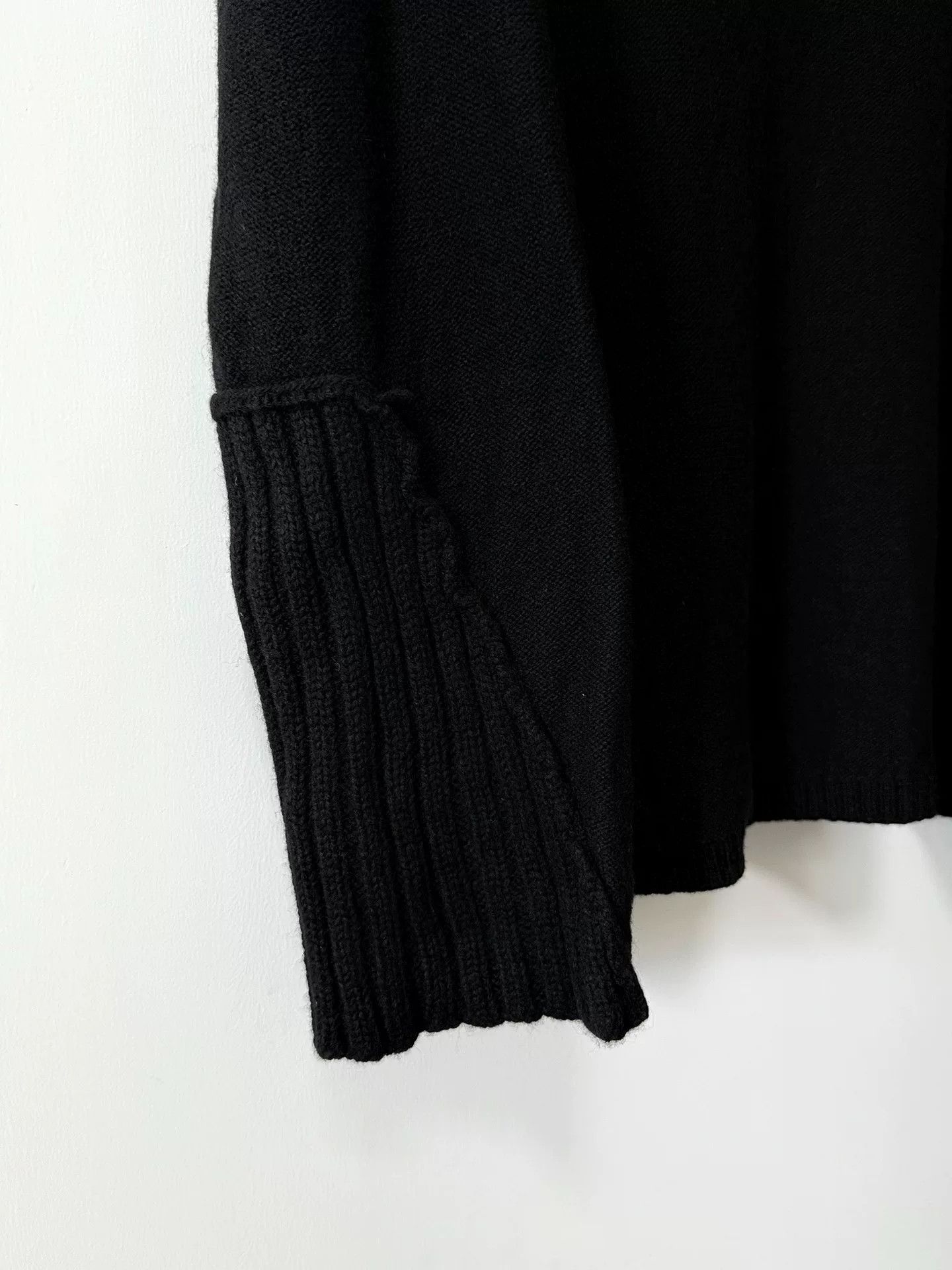 Yohji Yamamoto Yohji Yamamoto Mens Black Knit Sweater Size US L / EU 52-54 / 3 - 4 Thumbnail