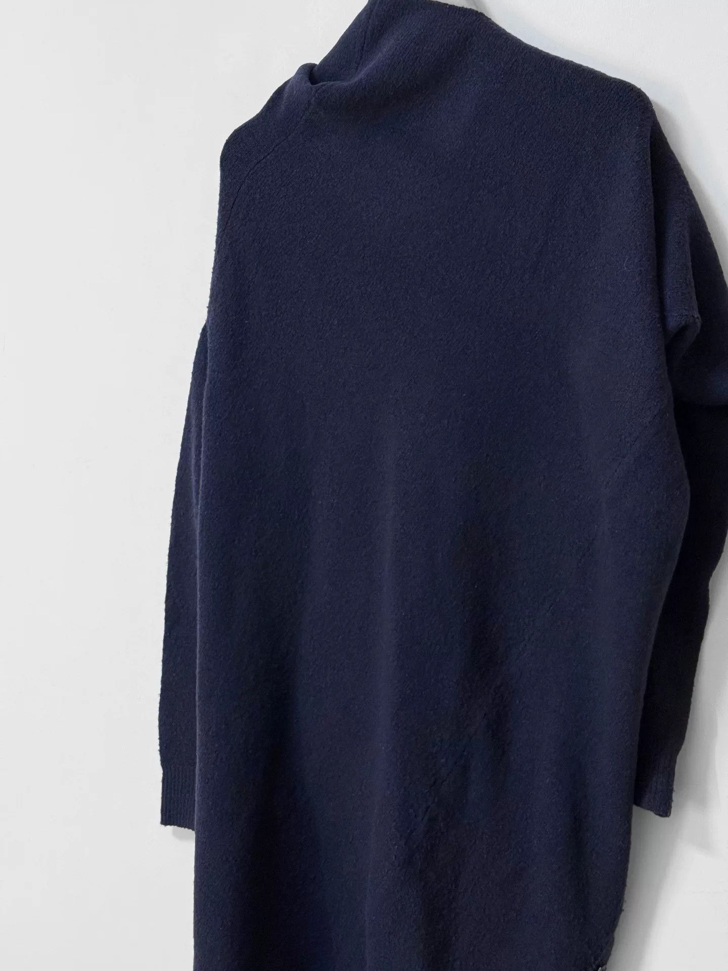 Yohji Yamamoto Asymmetrical Navy Blue Wool Sweater Size M / US 6-8 / IT 42-44 - 5 Thumbnail