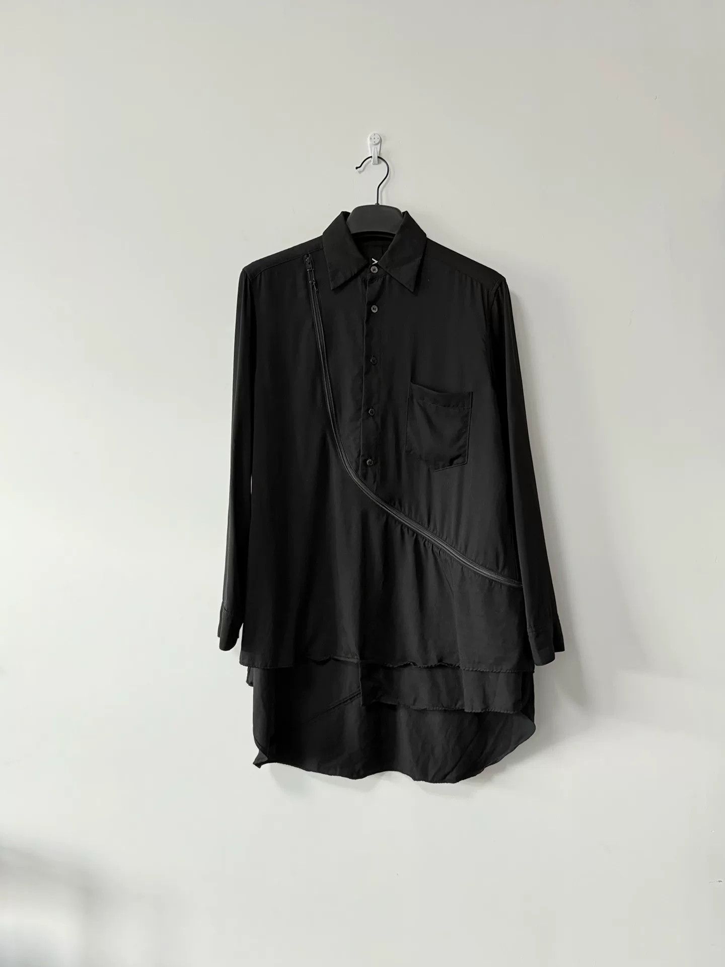 Yohji Yamamoto Yohji Yamamoto Ground Y Layered Zip Shirt Size US S / EU 44-46 / 1 - 2 Thumbnail