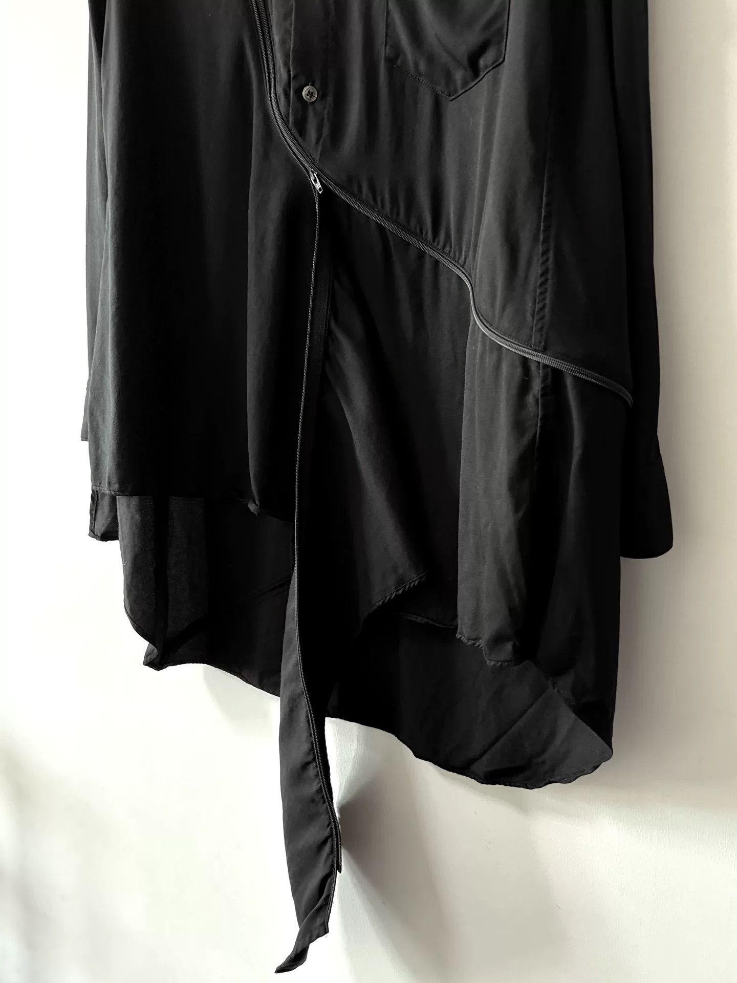 Yohji Yamamoto Yohji Yamamoto Ground Y Layered Zip Shirt Size US S / EU 44-46 / 1 - 4 Thumbnail