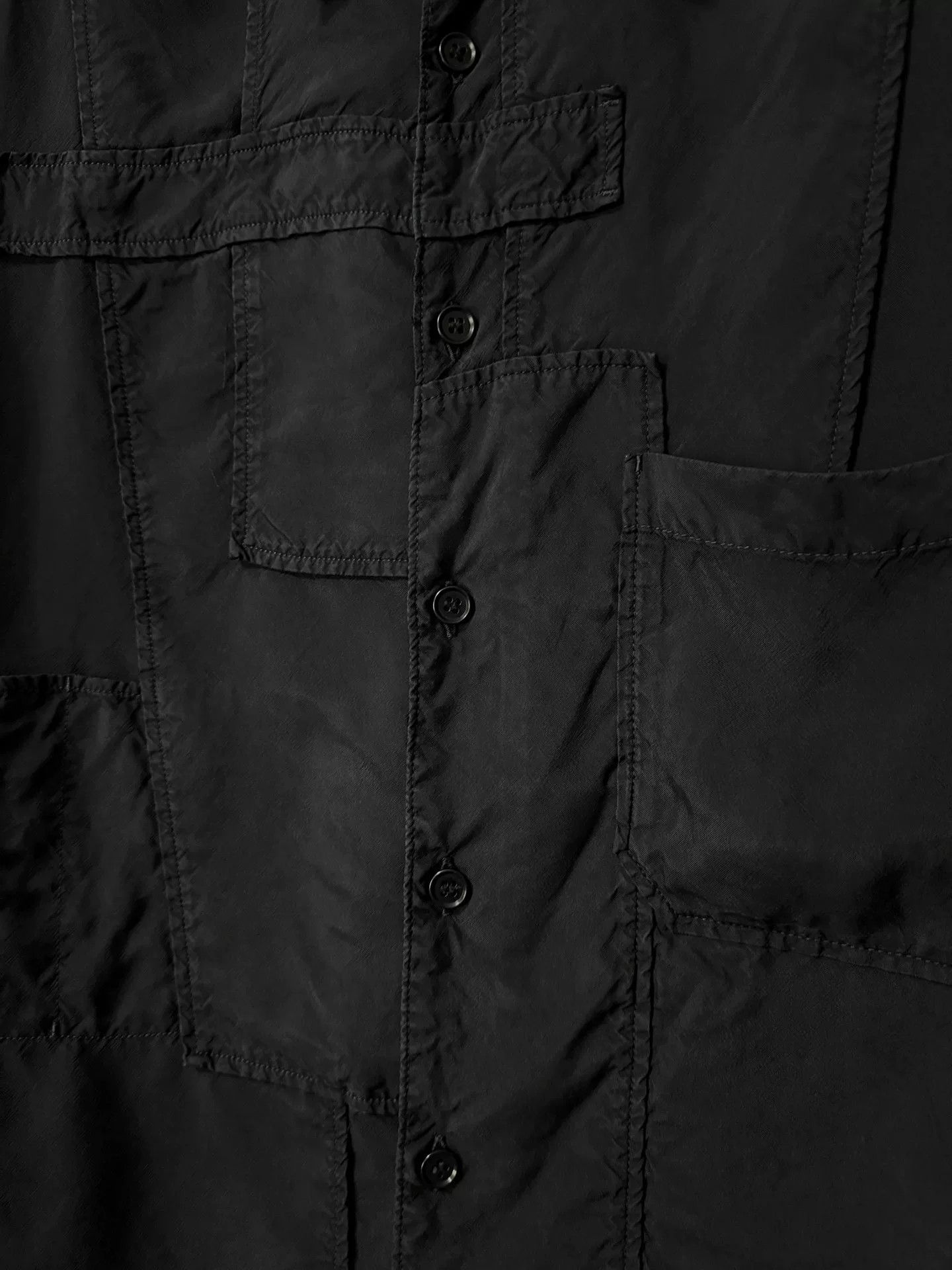 Yohji Yamamoto Yohji Yamamoto Multi-Pocket Short Sleeve Shirt Size US M / EU 48-50 / 2 - 5 Thumbnail