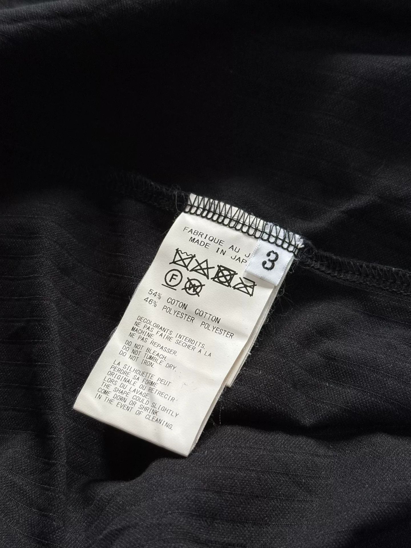 Yohji Yamamoto Yohji Yamamoto Striped Wrinkle Cut T-Shirt Size US L / EU 52-54 / 3 - 6 Thumbnail
