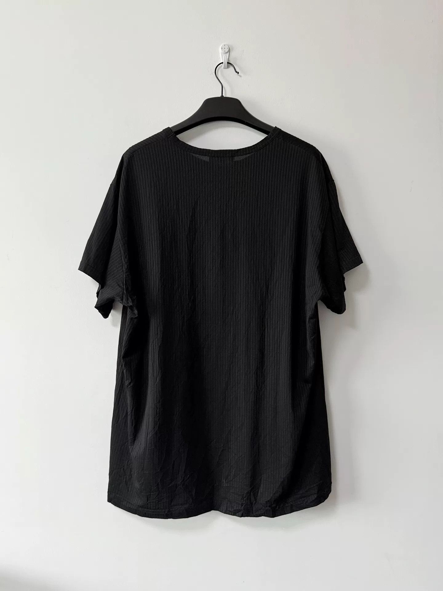 Yohji Yamamoto Yohji Yamamoto Striped Wrinkle Cut T-Shirt Size US L / EU 52-54 / 3 - 2 Thumbnail