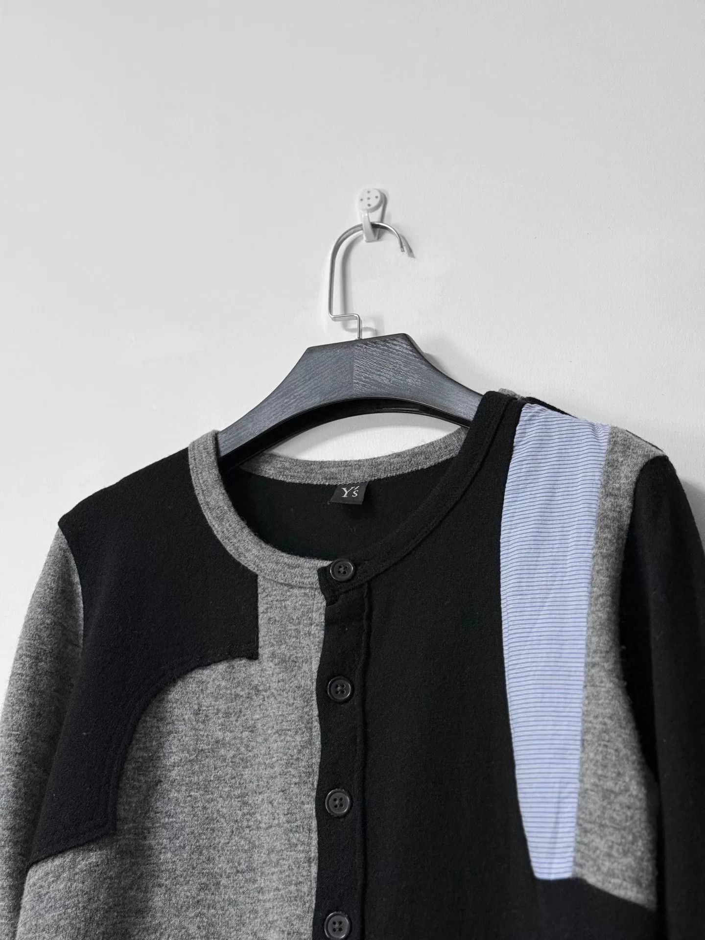 Yohji Yamamoto Yohji Yamamoto Color-Blocked Knit Sweater Size US M / EU 48-50 / 2 - 3 Thumbnail