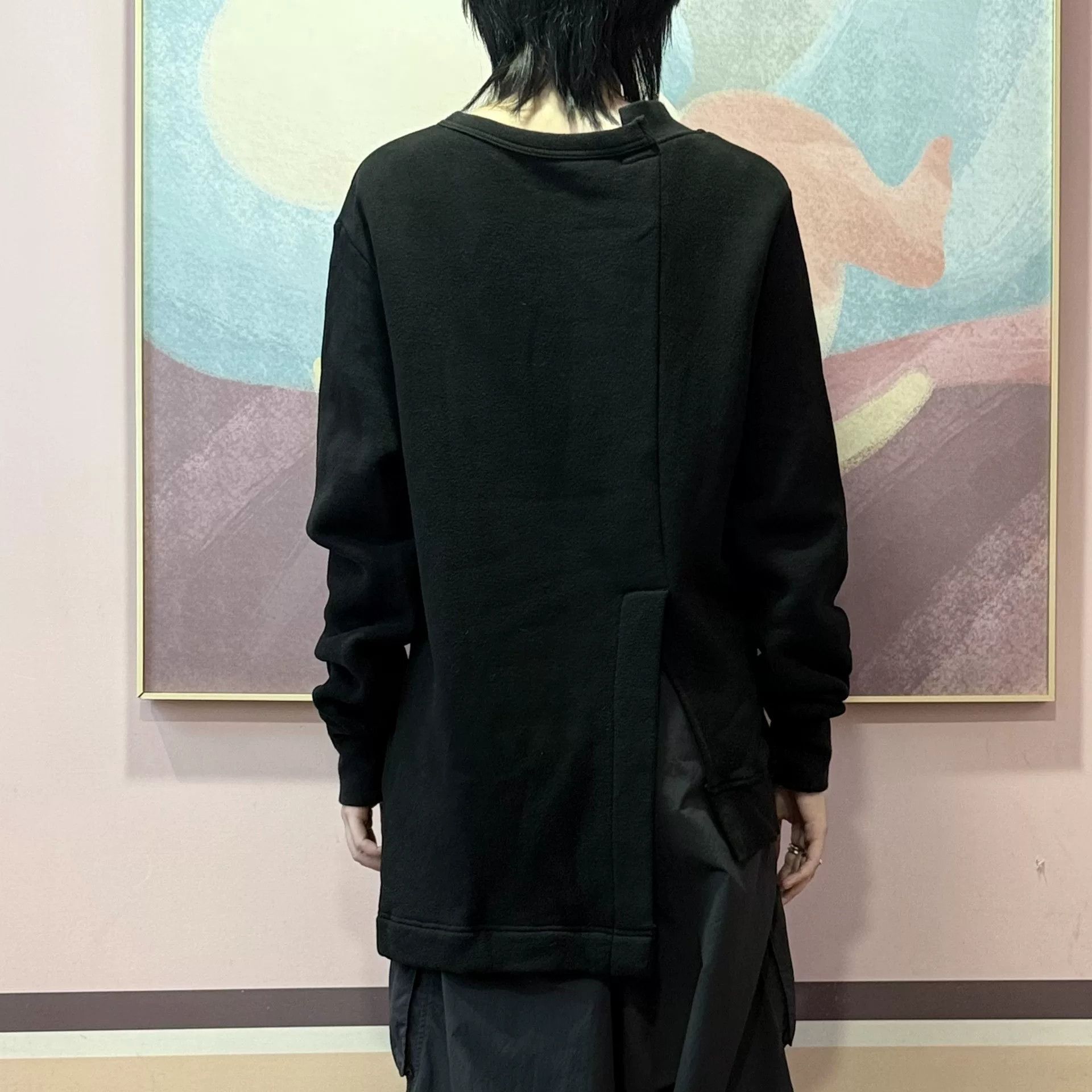 Yohji Yamamoto Yohji Yamamoto Asymmetrical Pullover Hoodie Size US M / EU 48-50 / 2 - 8 Thumbnail