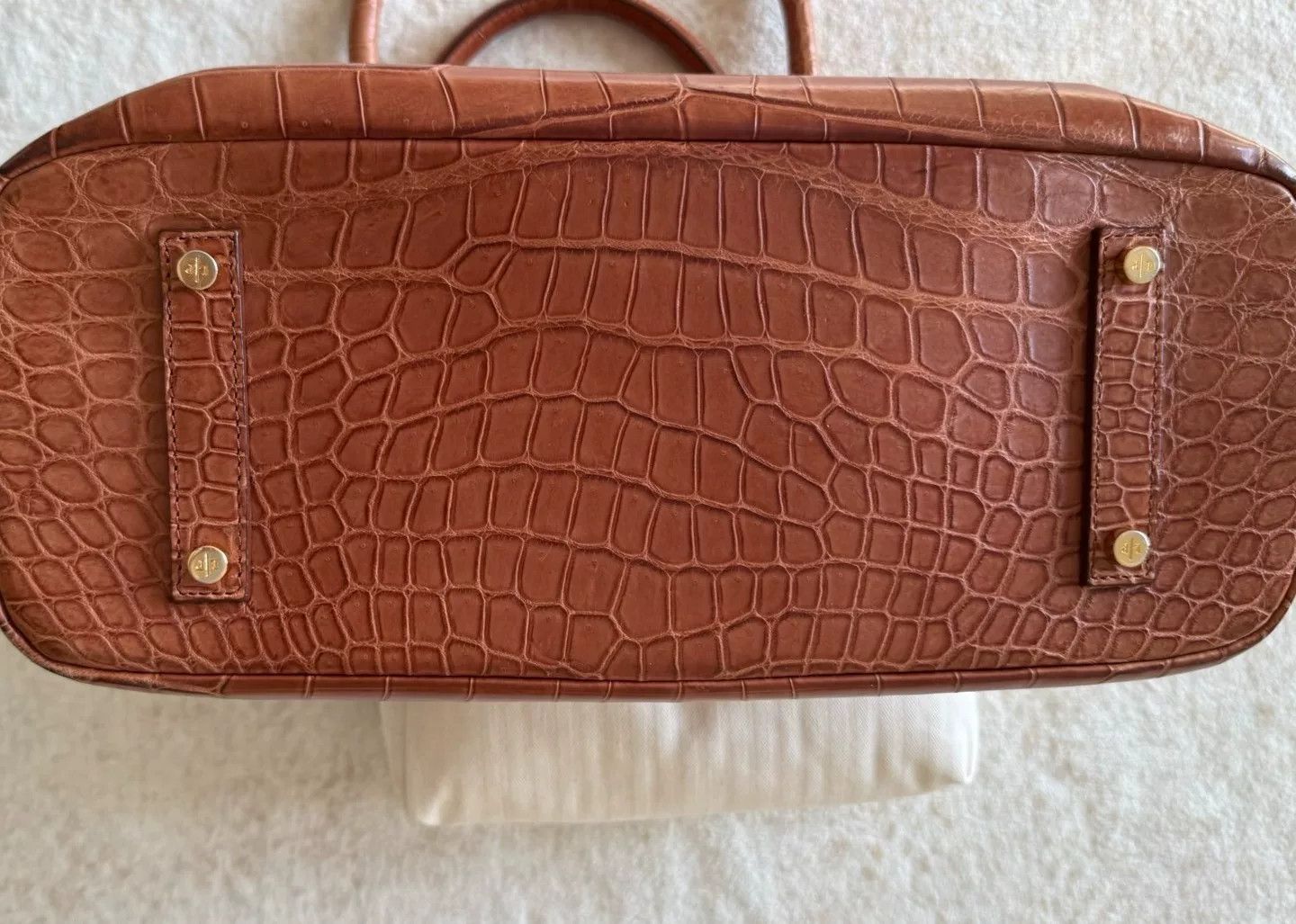 Loro Piana Loro Piana Bellevue Crocodile Handbag Size ONE SIZE - 8 Thumbnail