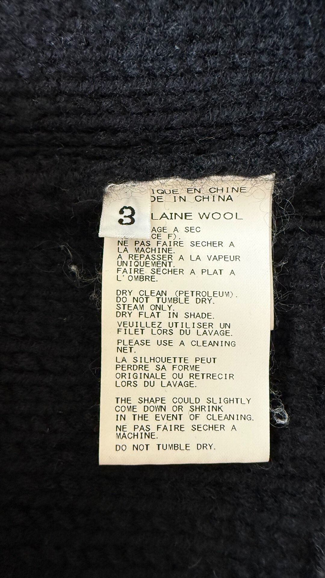 Yohji Yamamoto Yohji Yamamoto Wool Asymmetrical Sweater Coat Size US M / EU 48-50 / 2 - 6 Thumbnail